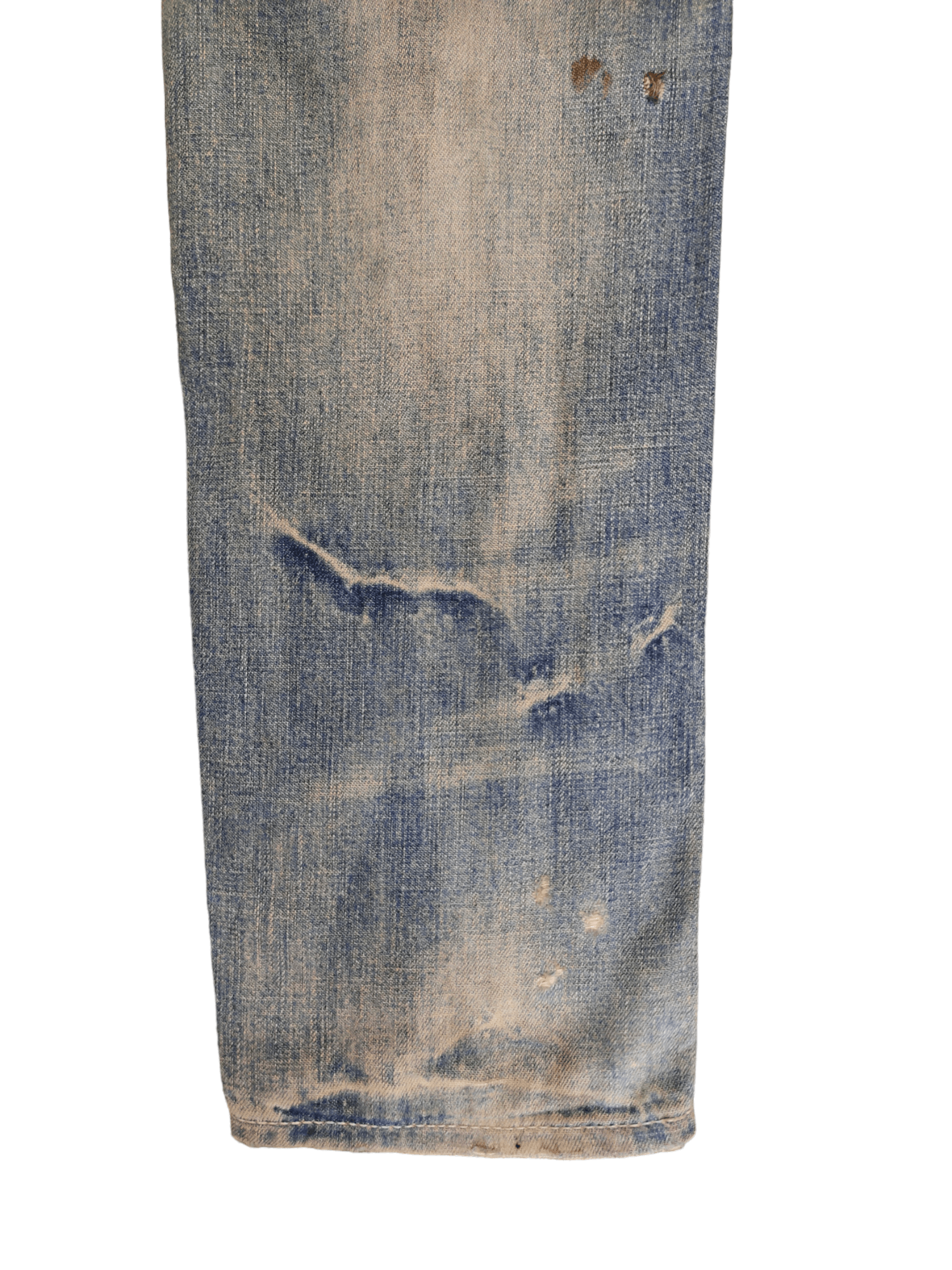 Polo Ralph Lauren Ralph Lauren Distress Faded Rusty Patchwork Skinny Jeans Size US 29 - 15 Thumbnail