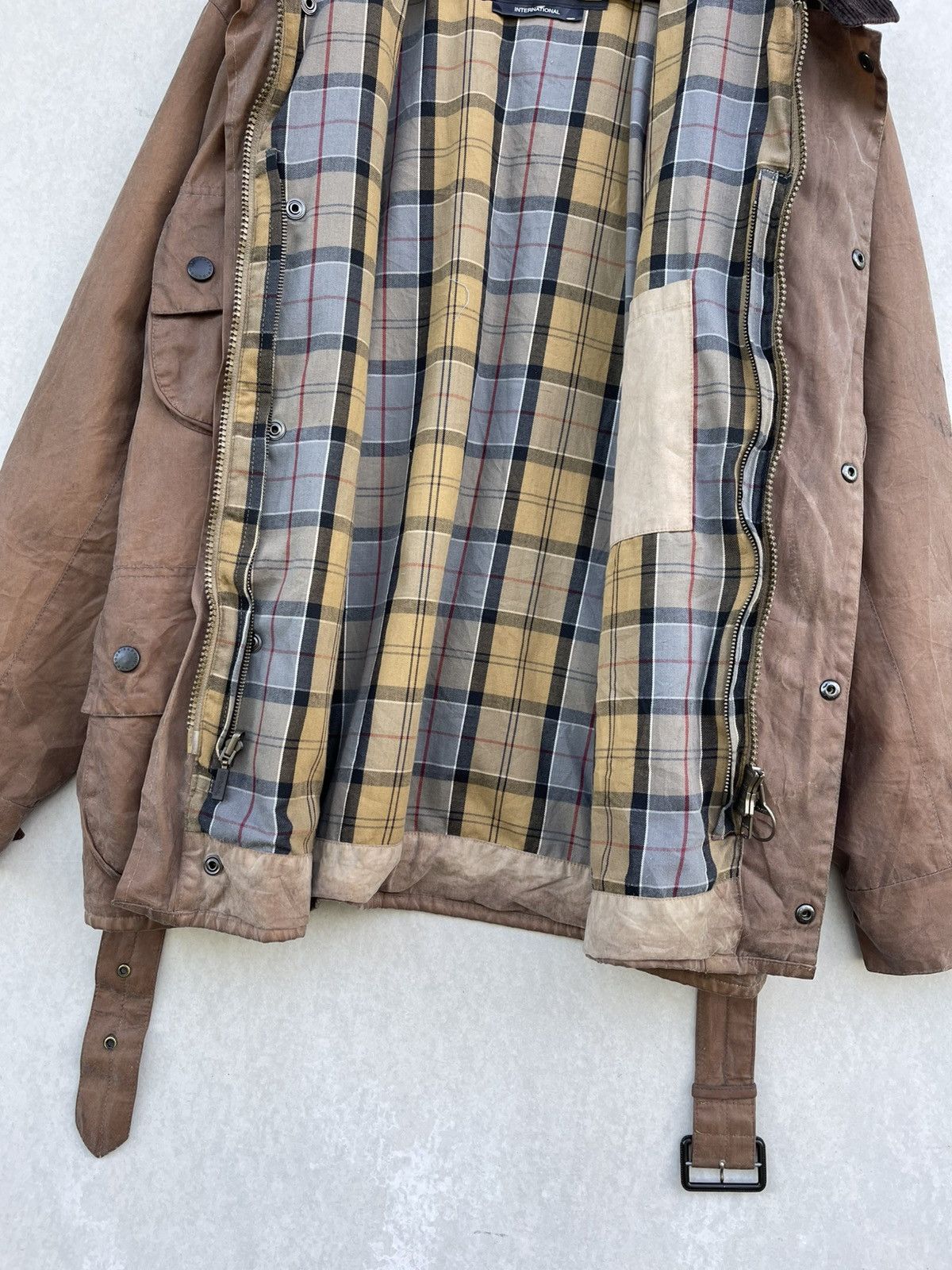Barbour 🔥RARE🔥BARBOUR MEN'S "BREATHABLES" INTERNATIONAL WAXED JACKET Size US XL / EU 56 / 4 - 14 Thumbnail