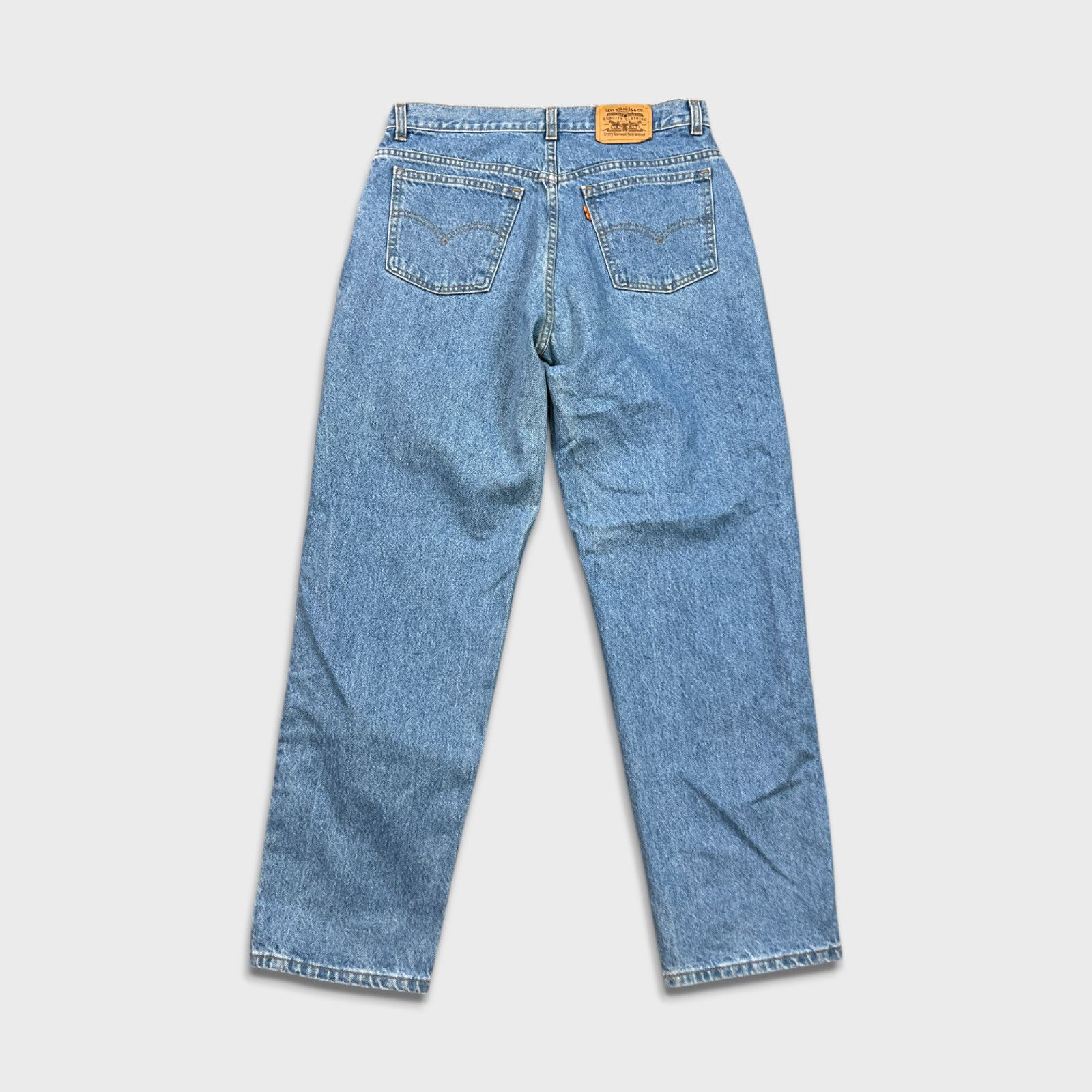Levi's × Vintage Vintage Levi's Jeans 34x30 Orange Tab Baggy 90s Denim Pants Size US 34 / EU 50 - 5 Thumbnail