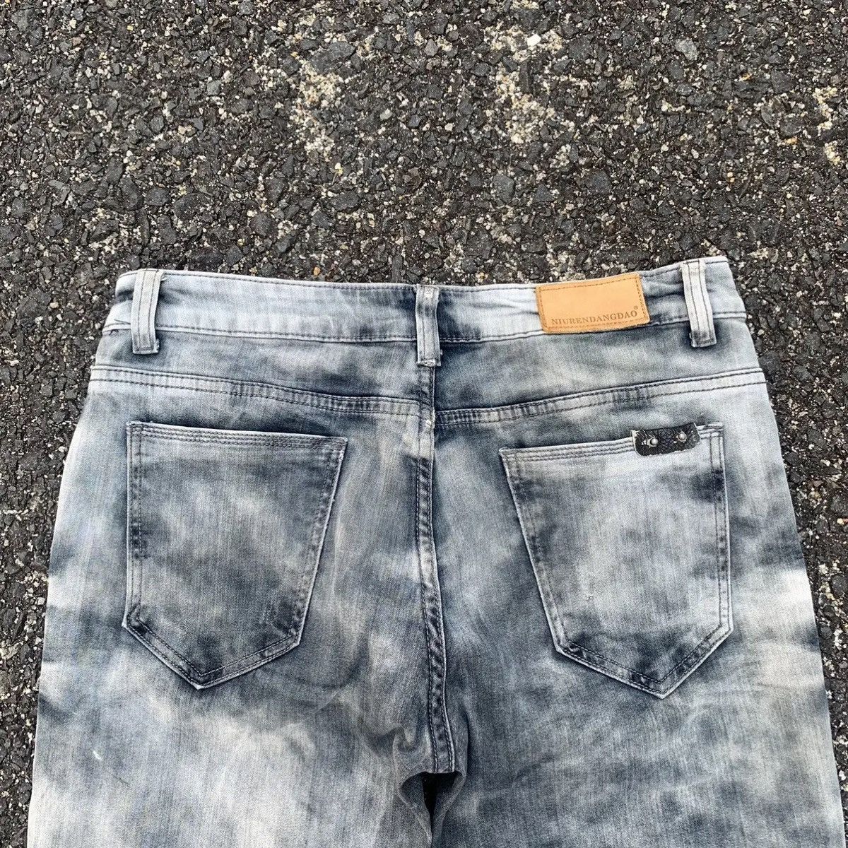 Japanese Brand Niurendangdao Jeans 32x33 Denim Rugged Pants Nice Design Size US 32 / EU 48 - 10 Thumbnail