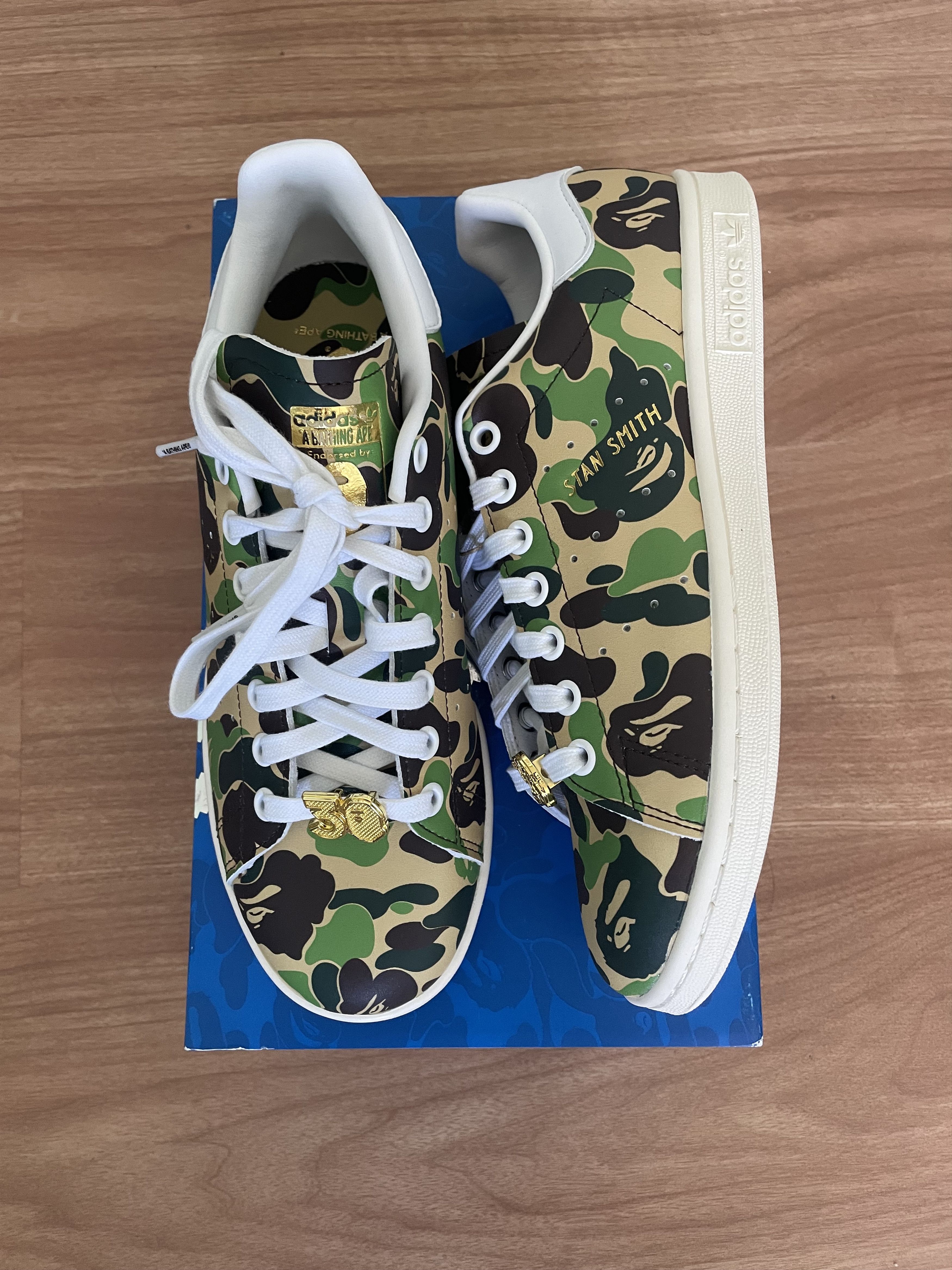 Adidas × Bape Adiddas Stan Smith Bape ABC Camo Size US 7 / EU 40 - 1 Thumbnail