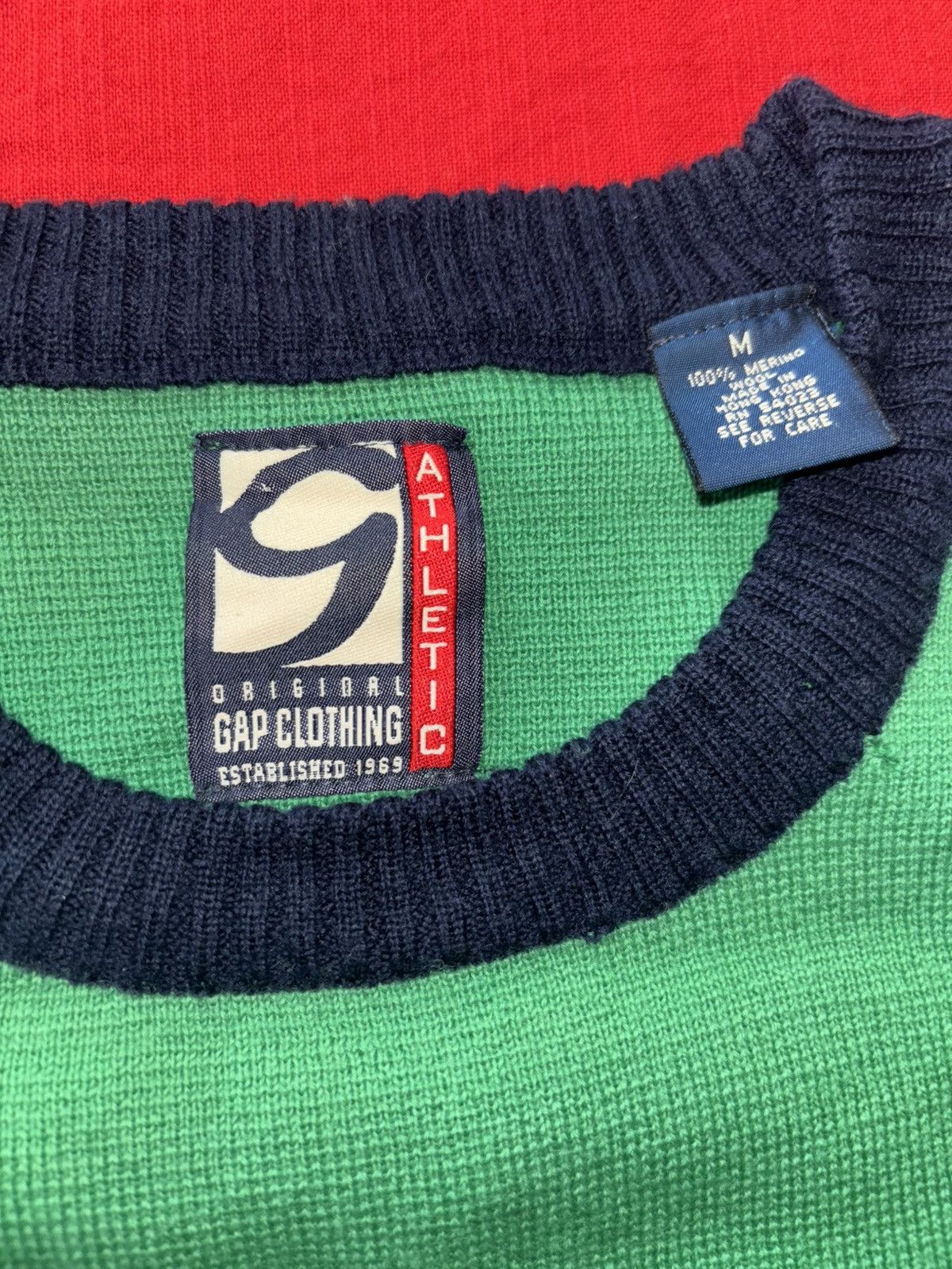 Gap Vintage Gap athletic knit sweater Size US M / EU 48-50 / 2 - 2 Thumbnail