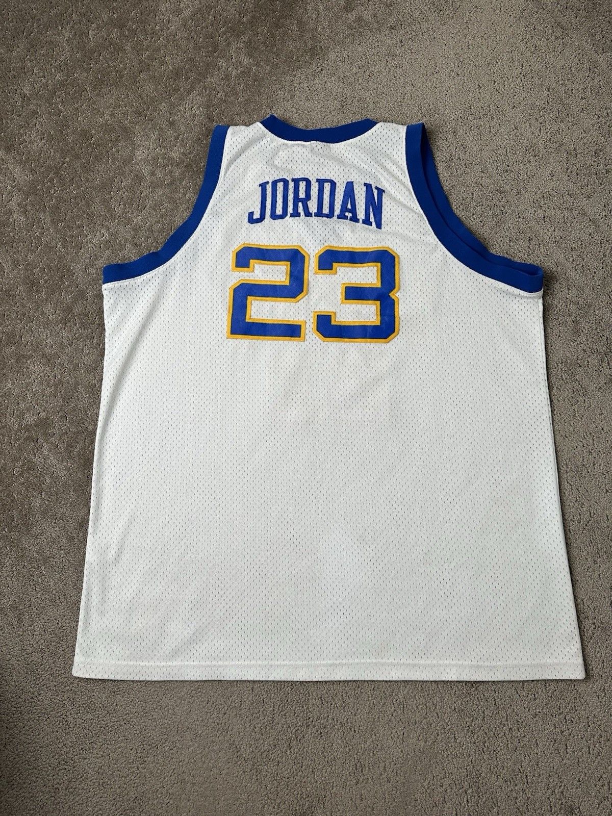 NBA Mens Jersey 90s Michael Jordan High School Nike Laney Sz 3XL Size US XXL / EU 58 / 5 - 2 Thumbnail