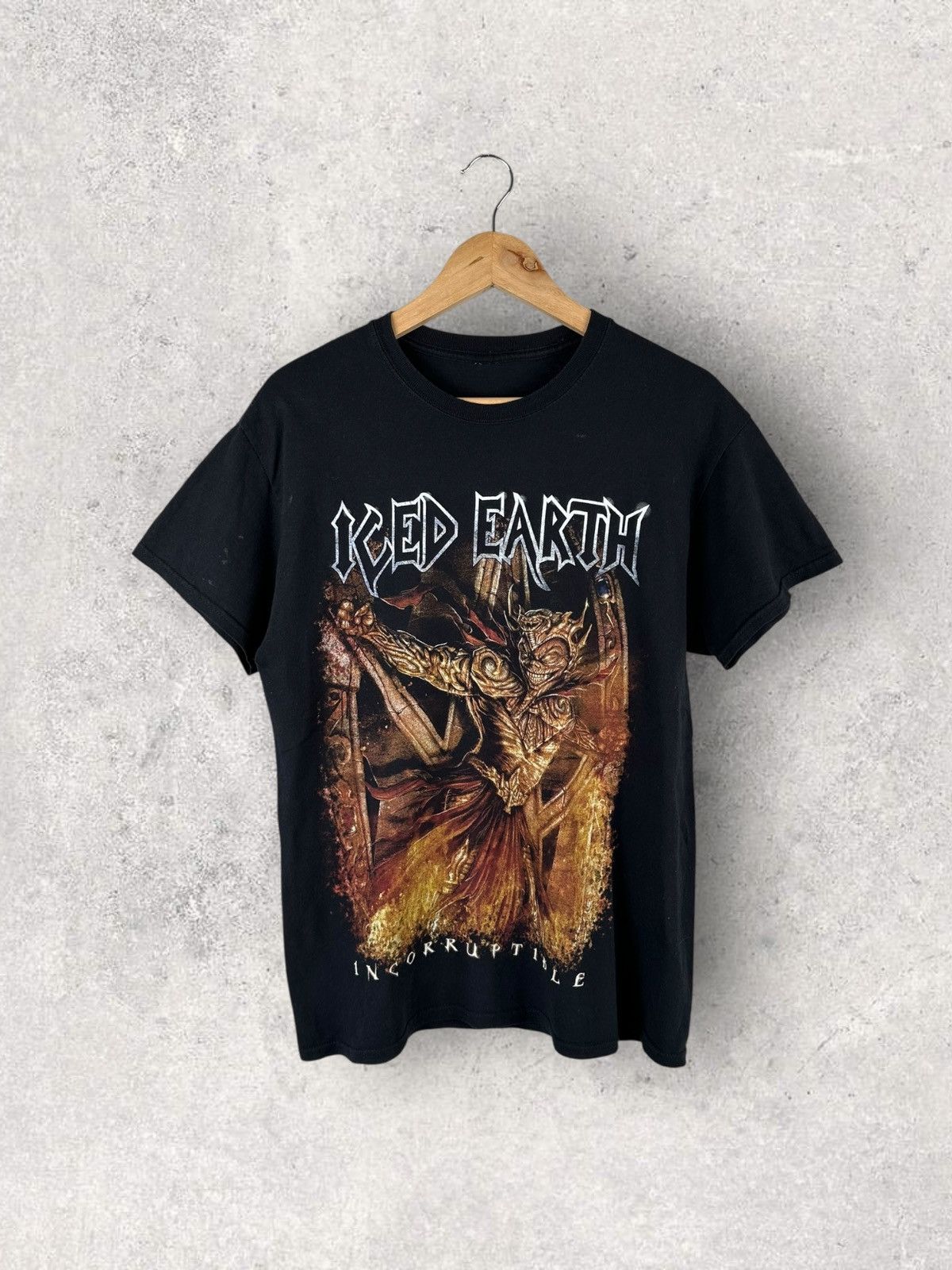 Band Tees Vintage Iced Earth Rock Tee Size US M / EU 48-50 / 2 - 1 Thumbnail