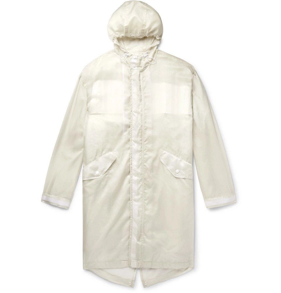 Helmut Lang o1tko11224 Oversized Transparent Parka Coat in Ivory Size US S / EU 44-46 / 1 - 1 Thumbnail