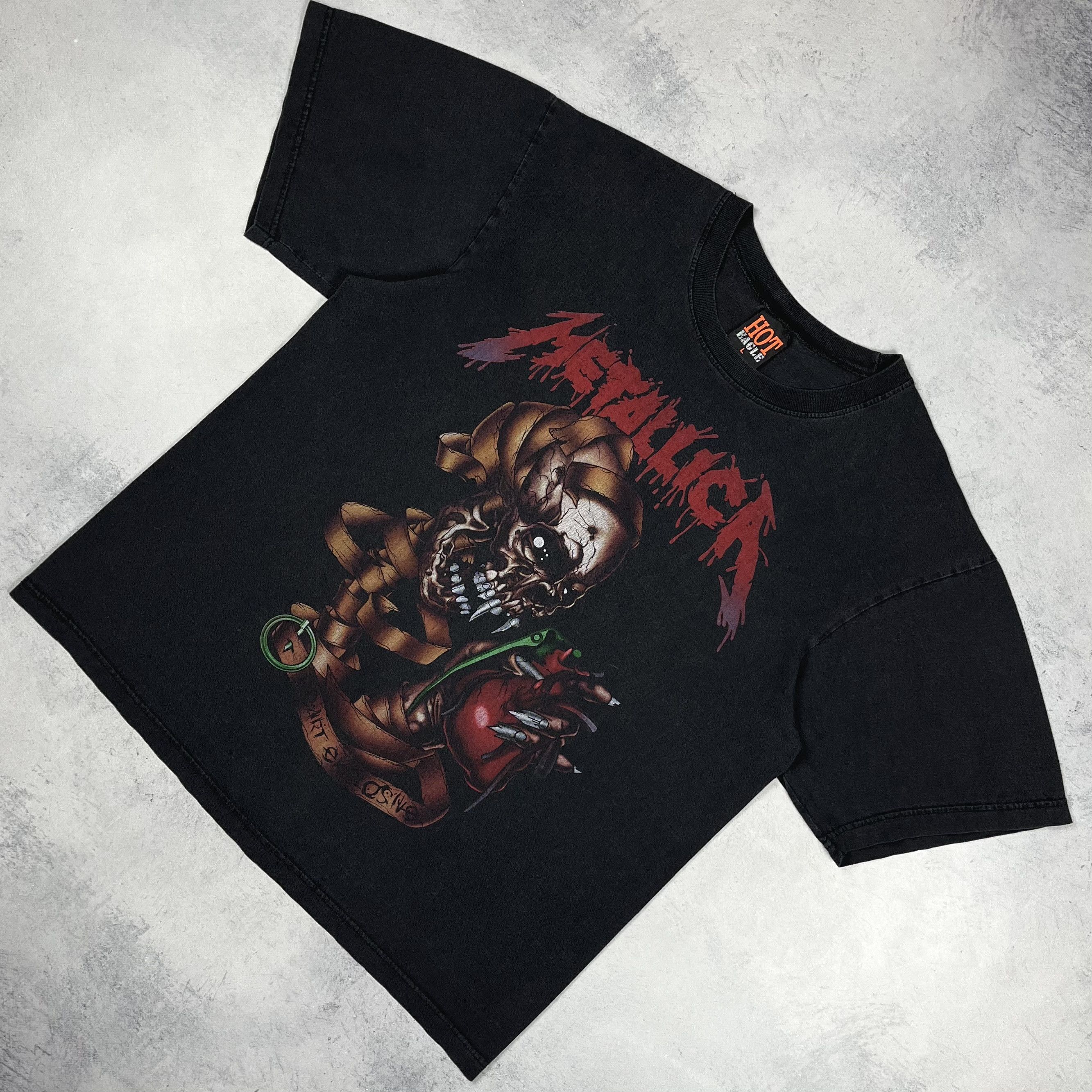 Band Tees Vintage Metallica Heart Explosive Rock Band T Shirt 90’s Size US L / EU 52-54 / 3 - 1 Thumbnail