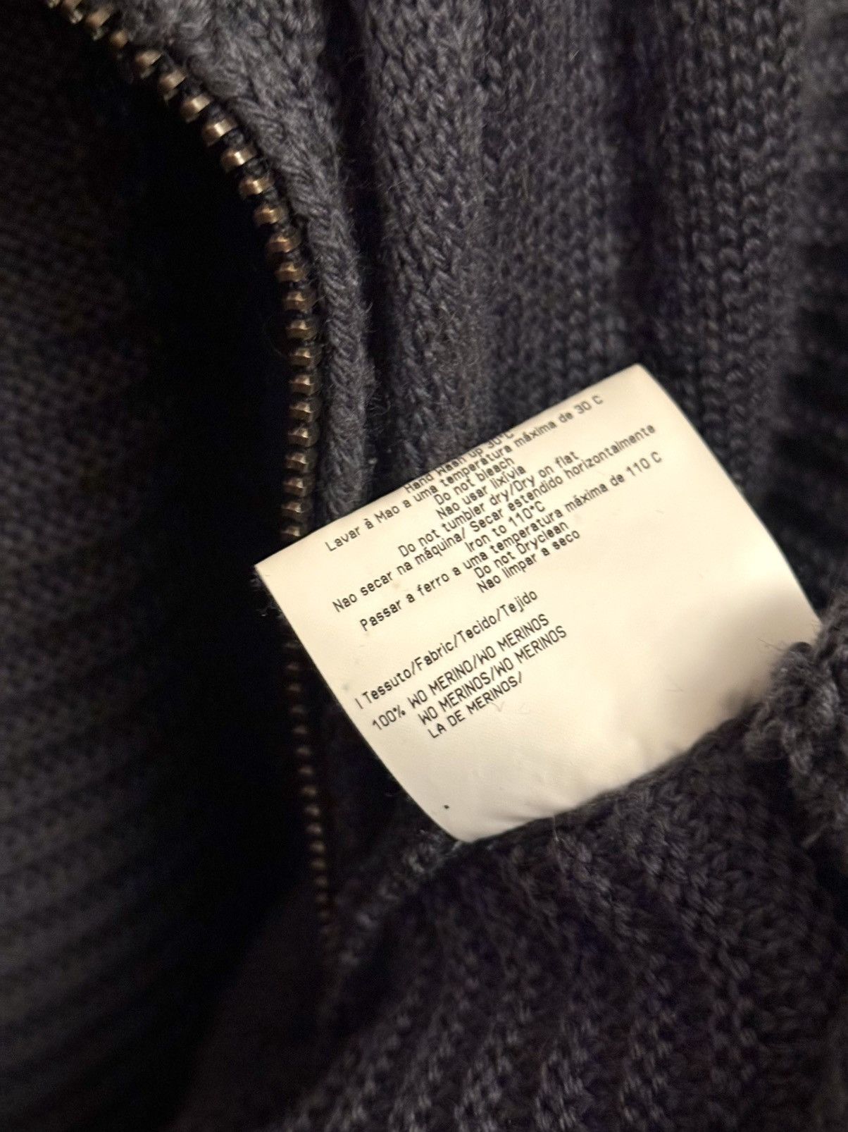 Versace versus versace vintage grey merinos wool sweater L Size US L / EU 52-54 / 3 - 4 Thumbnail