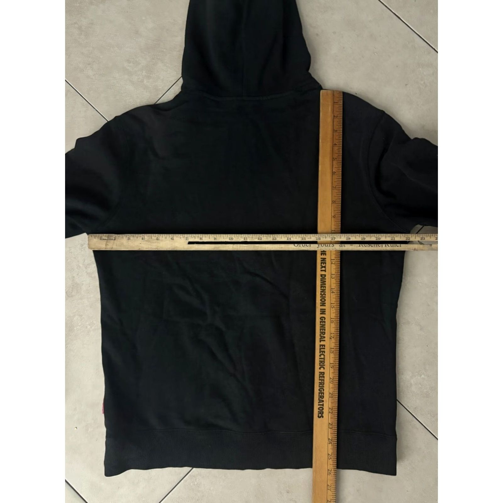 Vintage VINTAGE Ice Cream Hoodie Mens M Black Blue Pullover Hooded Kangaroo Pouch 100% Cotton Logo Cars 90s? (adjusted) Size US M / EU 48-50 / 2 - 6 Thumbnail