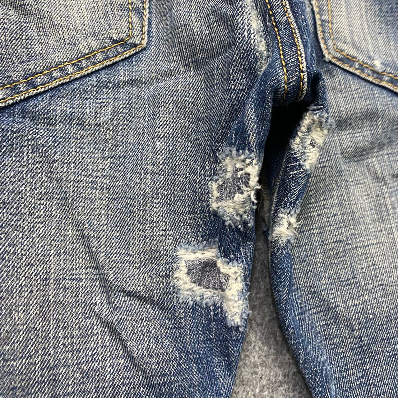 Diesel Vintage 90s Diesel Industry Distressed Denim Size US 34 / EU 50 - 16 Thumbnail