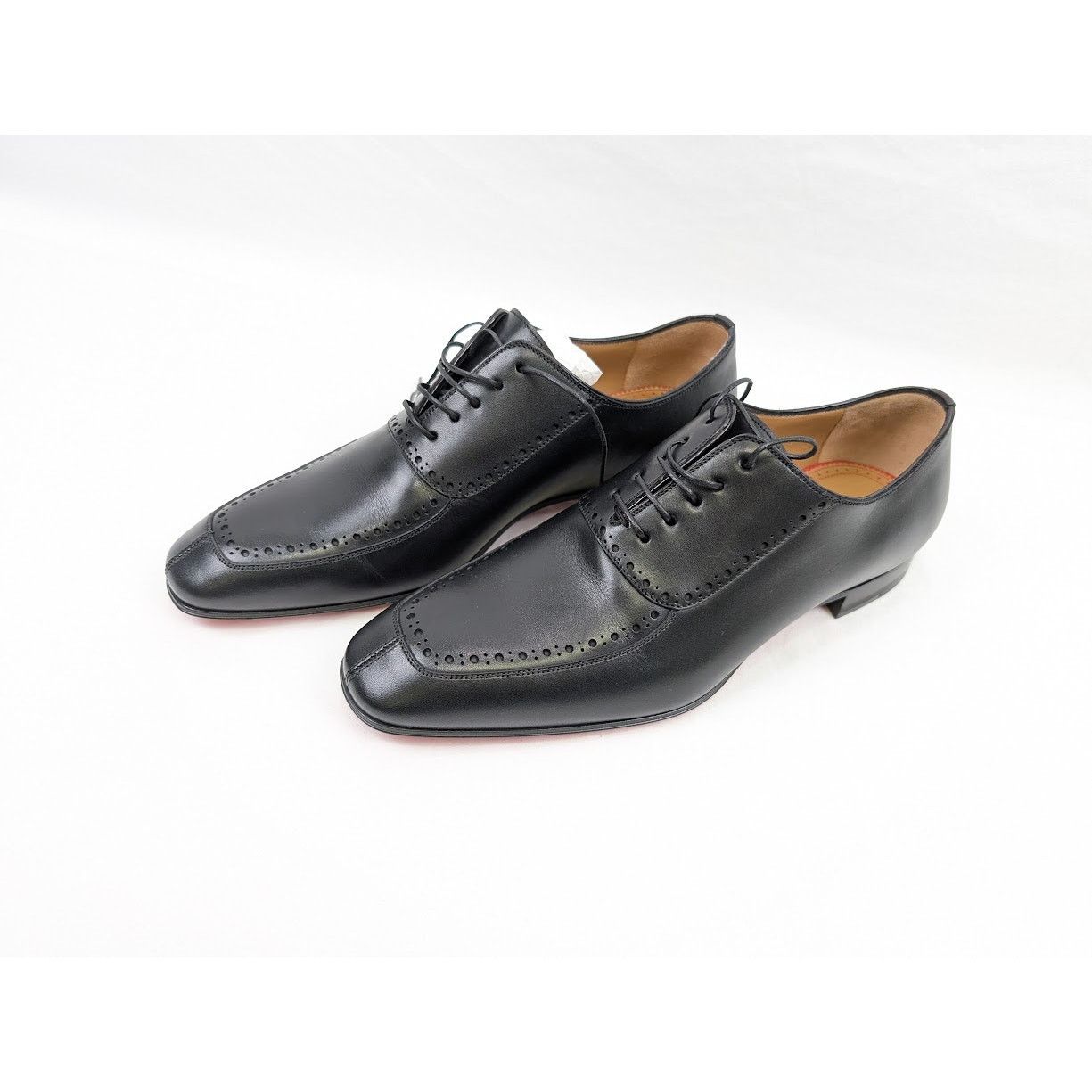 Christian Louboutin o1rshd1 Calf Flat Shoes in Black Size US 8 / EU 41 - 18 Thumbnail