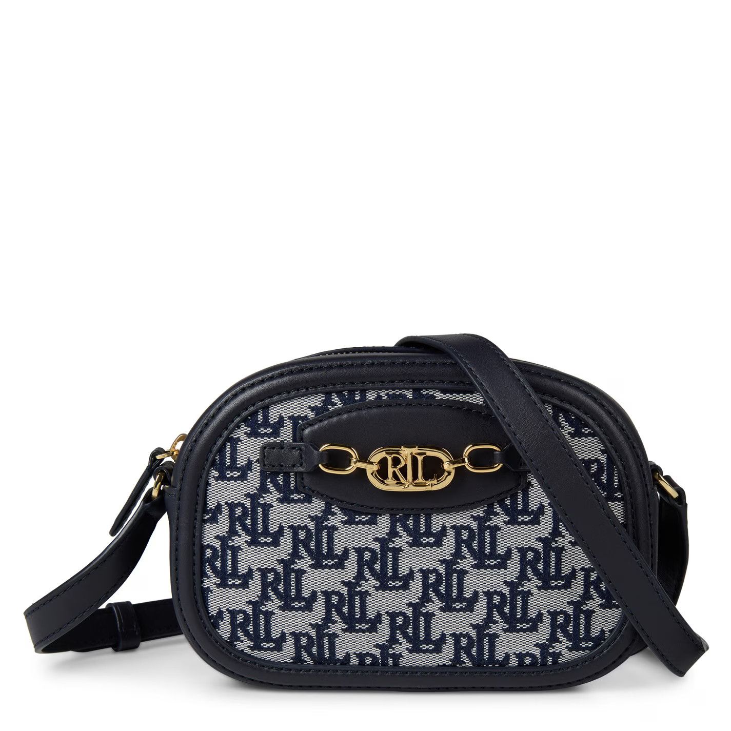 Lauren Ralph Lauren o1g2r1mq0825 Size: OS / Small Tayler Crossbody Bag Navy Size ONE SIZE - 1 Thumbnail