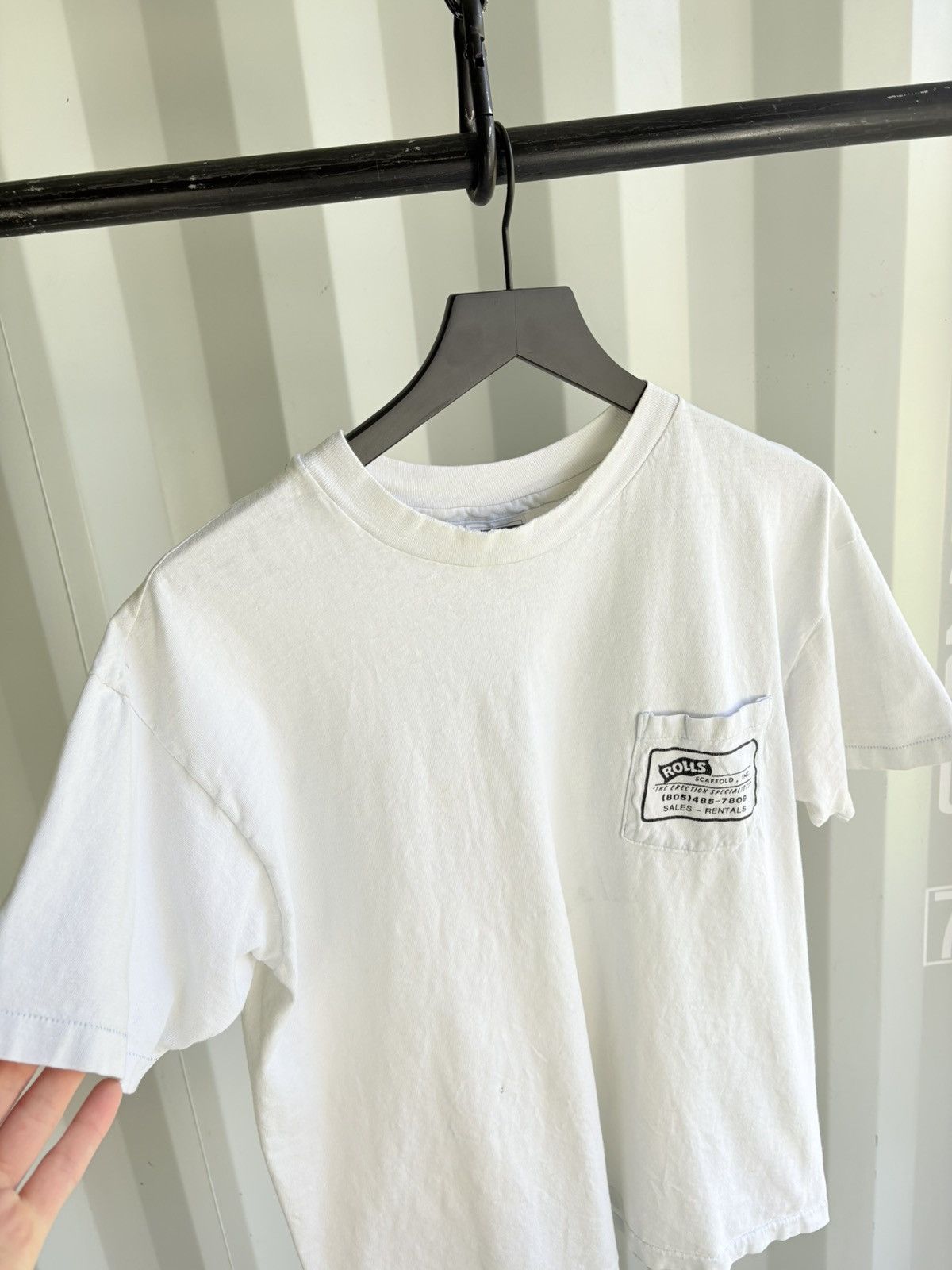 Vintage Vintage Erection Specialists Shirt Faded Distressed Thrashed Size US L / EU 52-54 / 3 - 3 Thumbnail