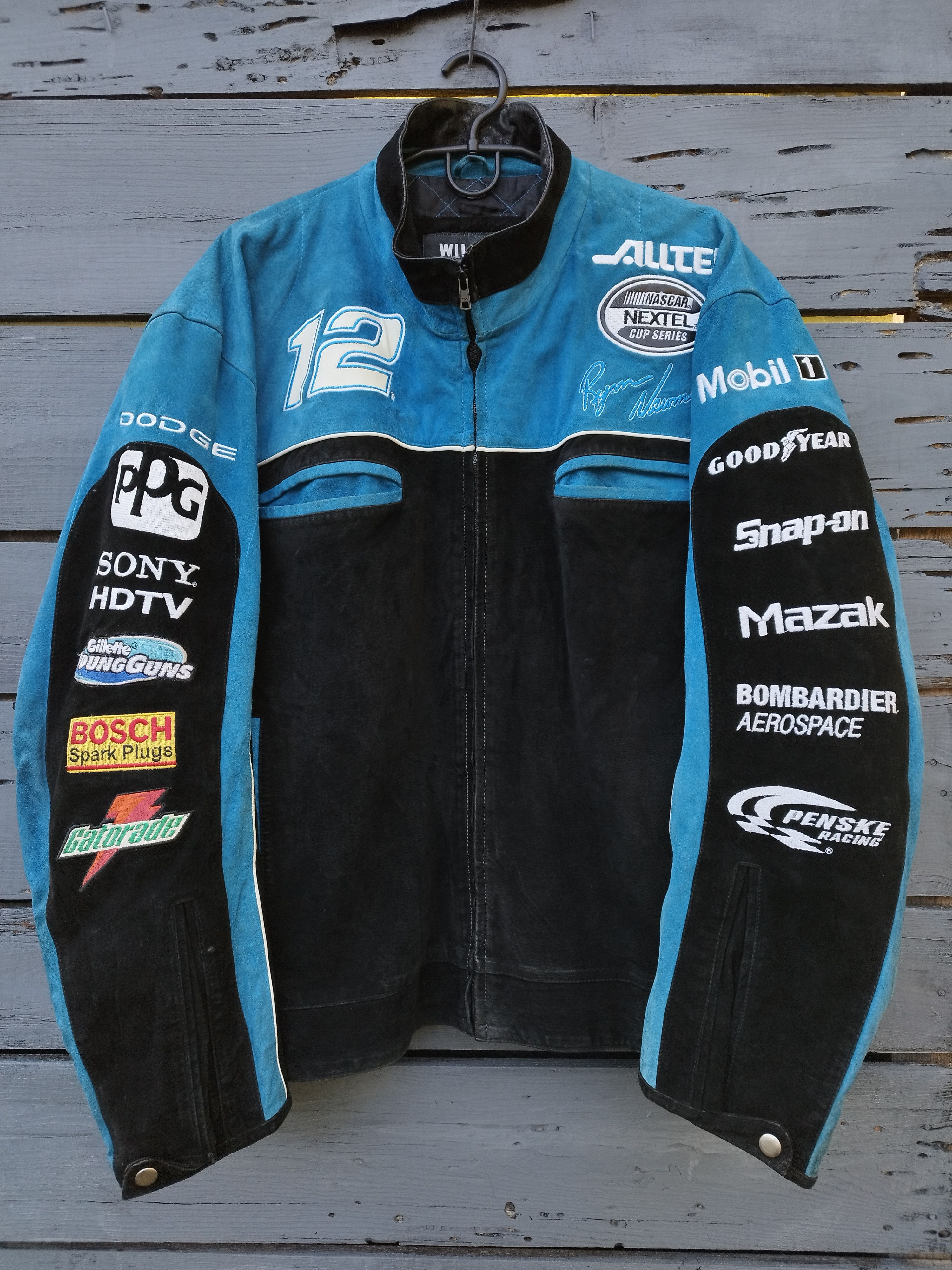 NASCAR Vintage Wilsons Leather NASCAR Racing Jacket Ryan Newman Size US L / EU 52-54 / 3 - 1 Thumbnail