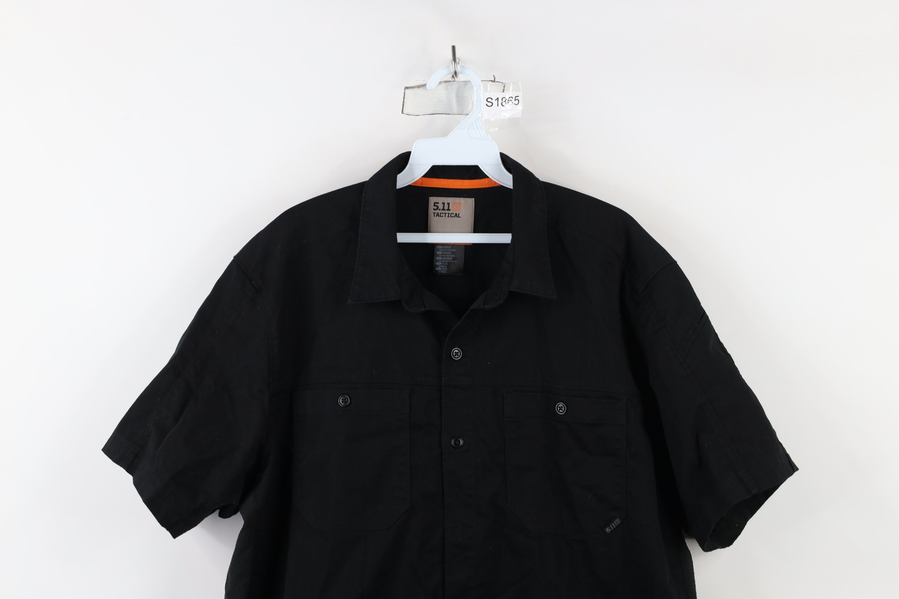 Vintage 5.11 Tactical Series Tac Twill Short Sleeve Button Shirt Size US L / EU 52-54 / 3 - 2 Thumbnail