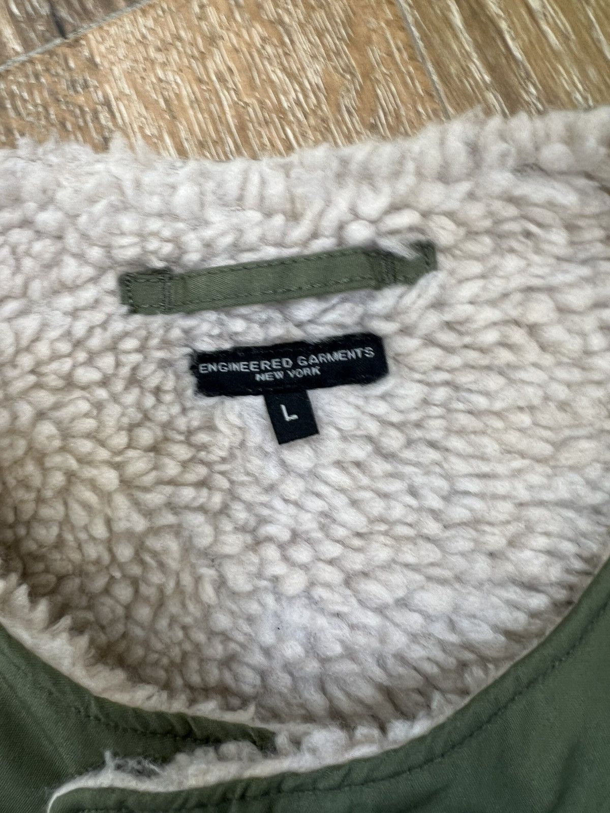 Engineered Garments Engineered Garments Cover Vest PC Poplin Olive Size US L / EU 52-54 / 3 - 3 Thumbnail