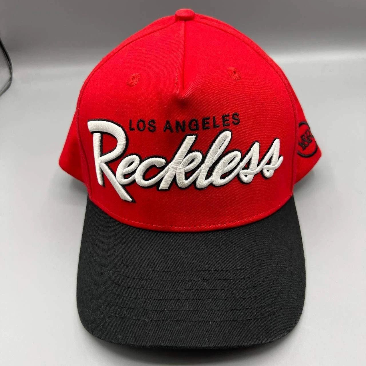Young And Reckless Los Angeles Reckless Hat Men Red Black Snap Back Cap Size ONE SIZE - 1 Thumbnail