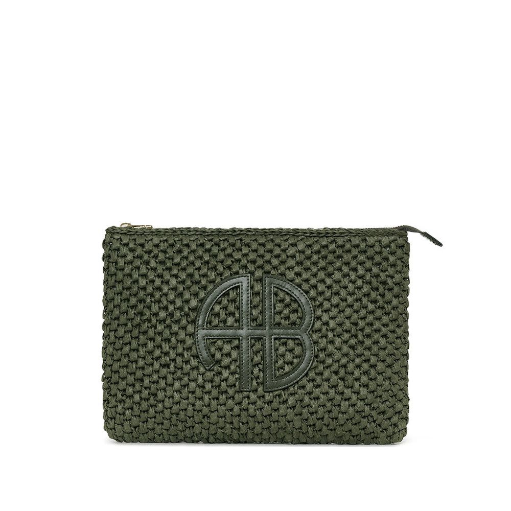 Anine Bing Anine Bing GREEN Clutch Bags Size ONE SIZE - 1 Thumbnail