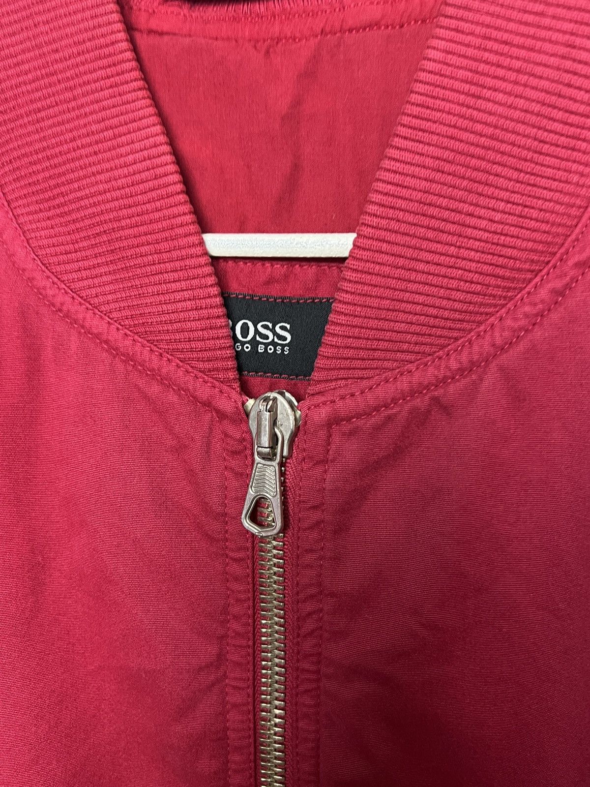 Hugo Boss boss y2k vintage cherry red skinhead bomber jacket Size US L / EU 52-54 / 3 - 4 Thumbnail