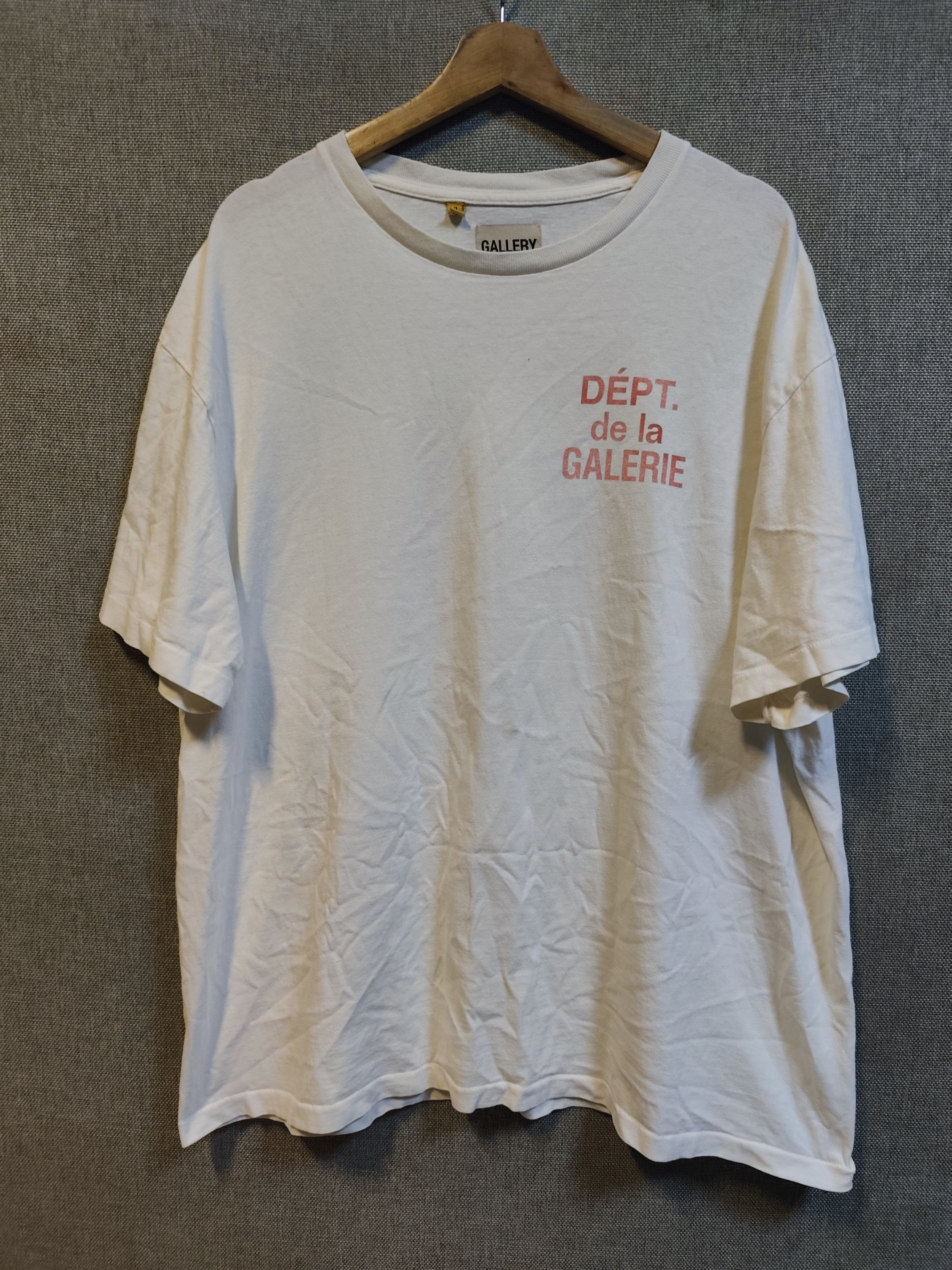 Gallery Dept. Gallery Dept. "Dépt. de la Galerie" French Logo Tee White Size US XL / EU 56 / 4 - 2 Thumbnail