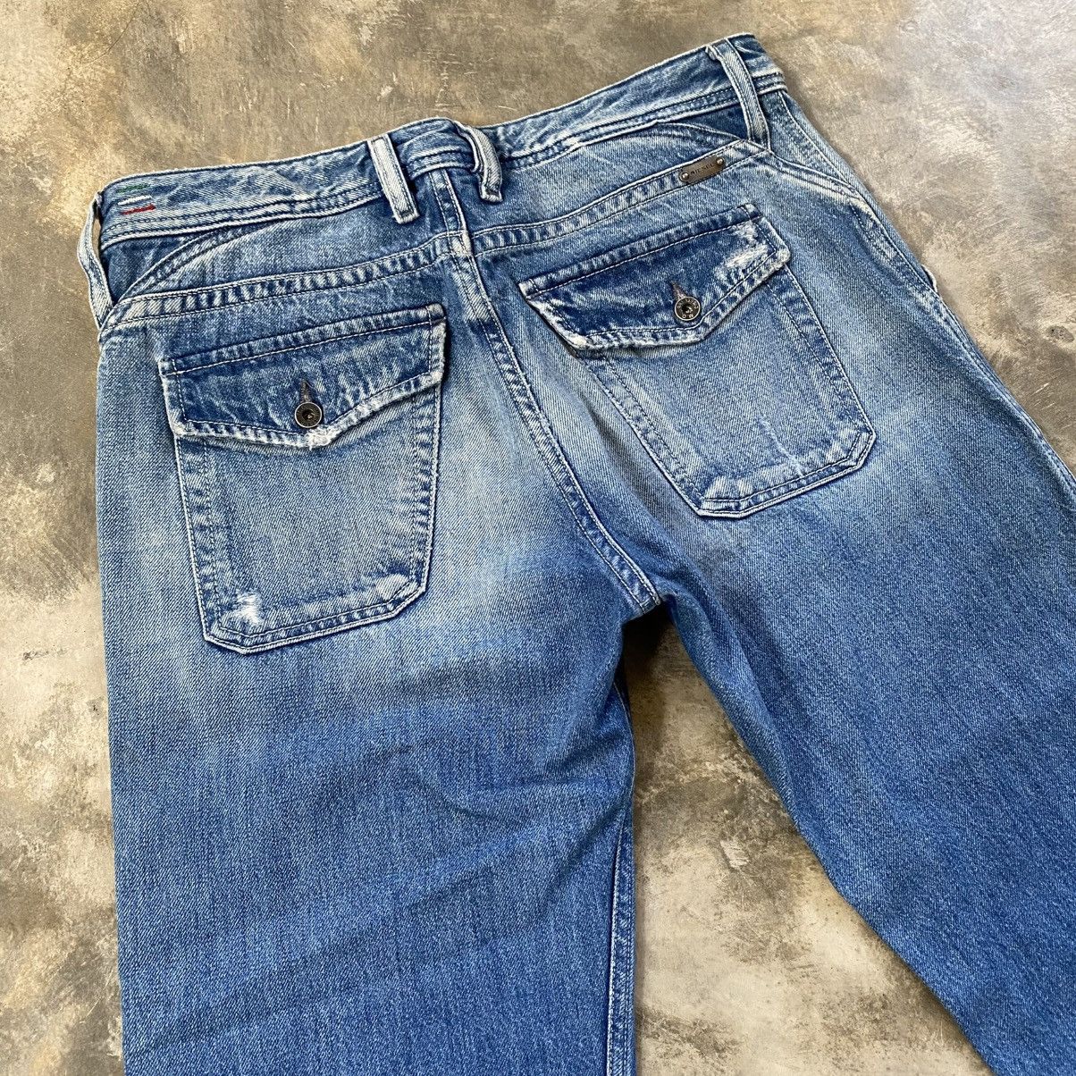 Diesel Diesel Fatigue Ripped Jeans Size US 30 / EU 46 - 10 Thumbnail