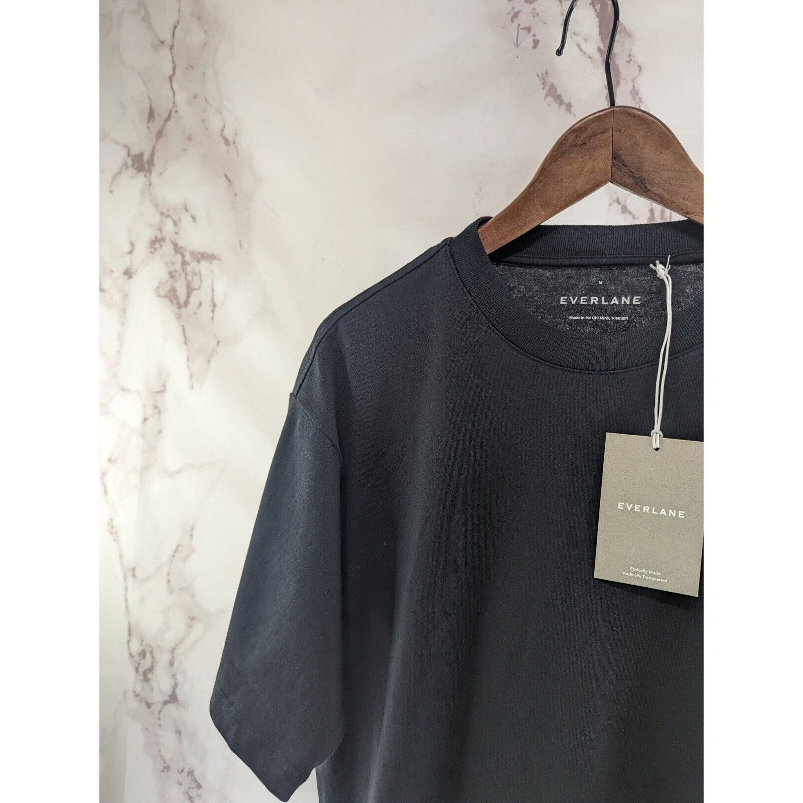 Everlane Everlane T Shirt Mens Medium Black Short Premium Weight Size US M / EU 48-50 / 2 - 2 Thumbnail