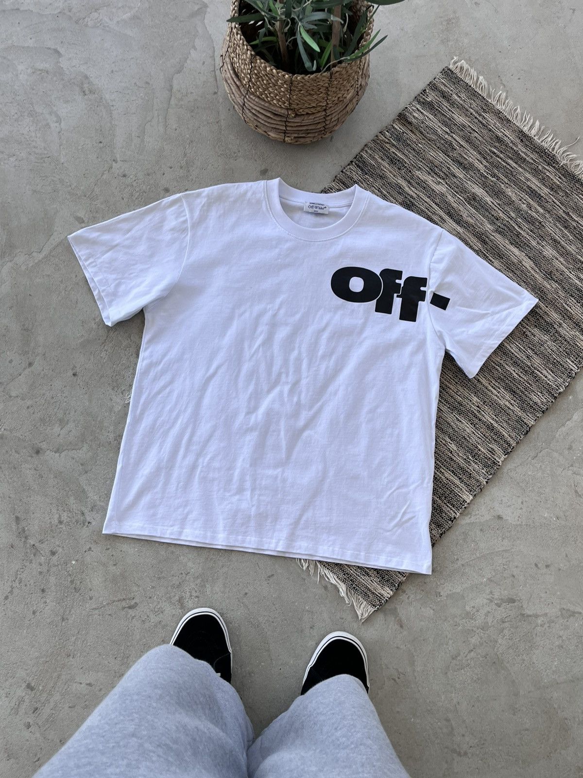 Other Rare Off White style Graphic TShirt White Oversized y2K sk8 Size US M / EU 48-50 / 2 - 2 Thumbnail