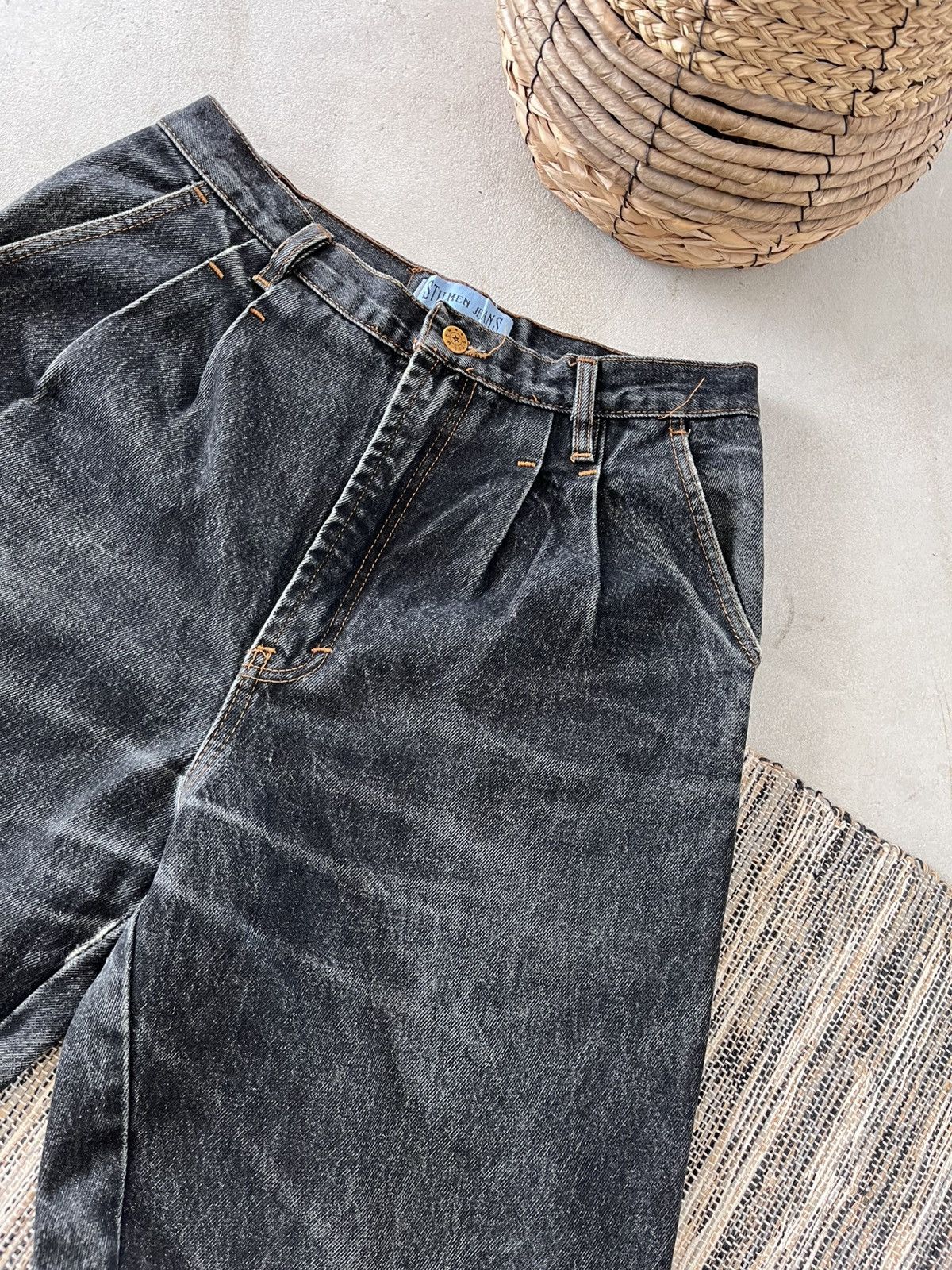 Cowboy Equipment Vintage Cowboy Denim Jeans Black Grey Marlboro Pants Y2K Size US 32 / EU 48 - 4 Thumbnail
