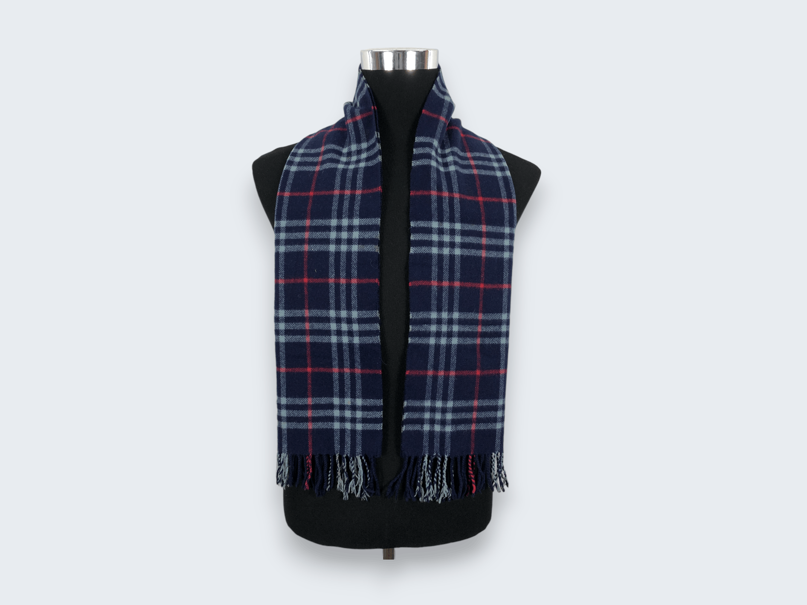 Burberry × Vintage Vintage Burberry Scarf Muffler MF047 Size ONE SIZE - 1 Thumbnail