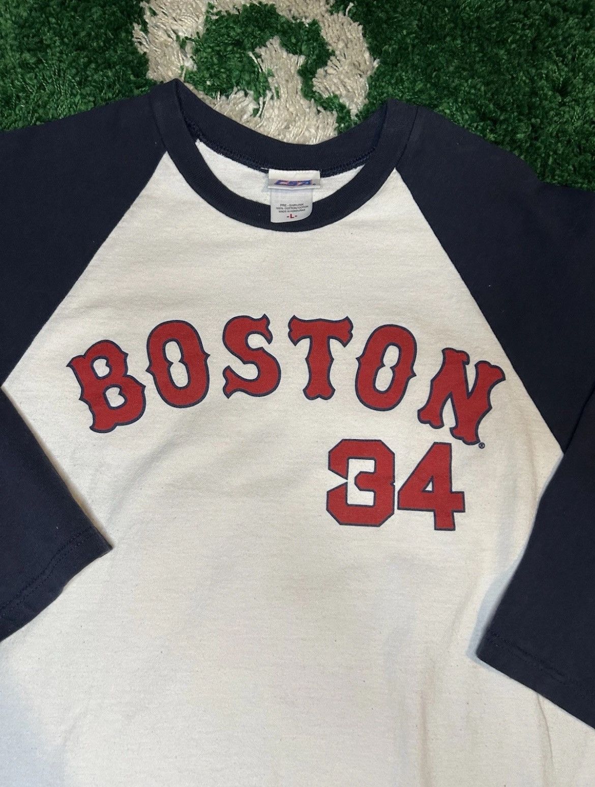MLB Vintage David Ortiz 3 Quarter Sleeve Shirt Size Large Preown Size US L / EU 52-54 / 3 - 2 Thumbnail