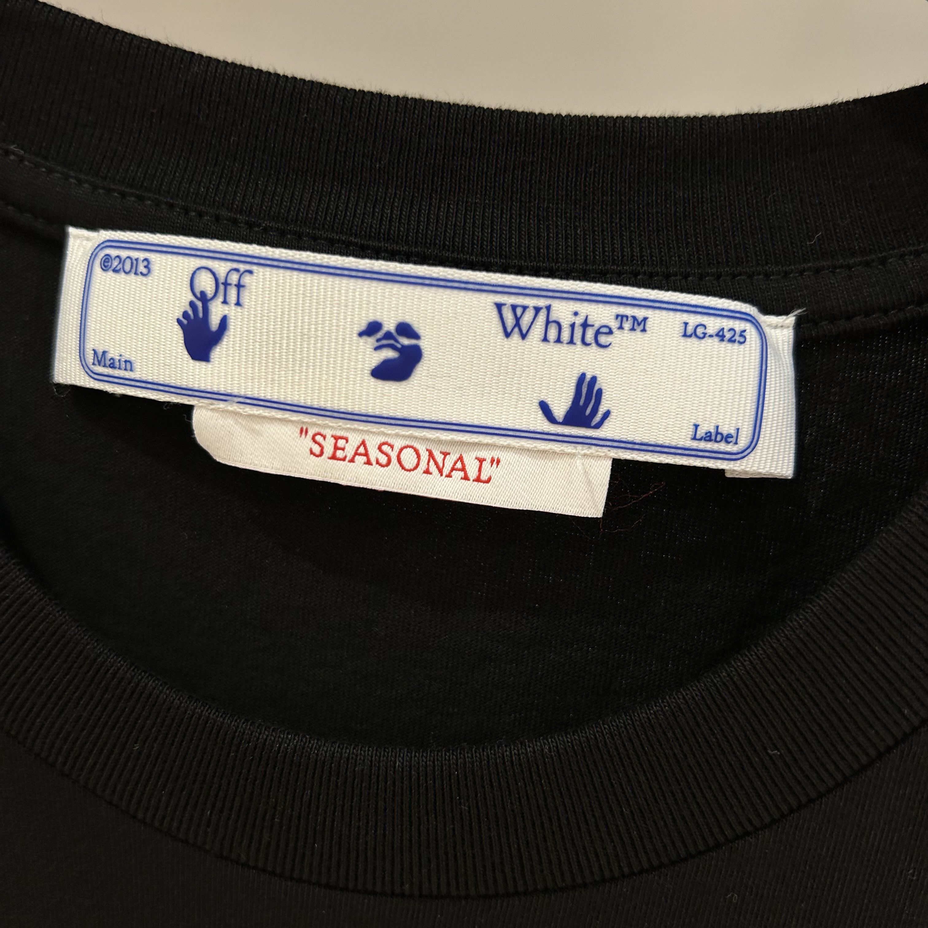 Off-White OFF-WHITE Rhinestone Logo Tee Size XL / US 12-14 / IT 48-50 - 3 Thumbnail
