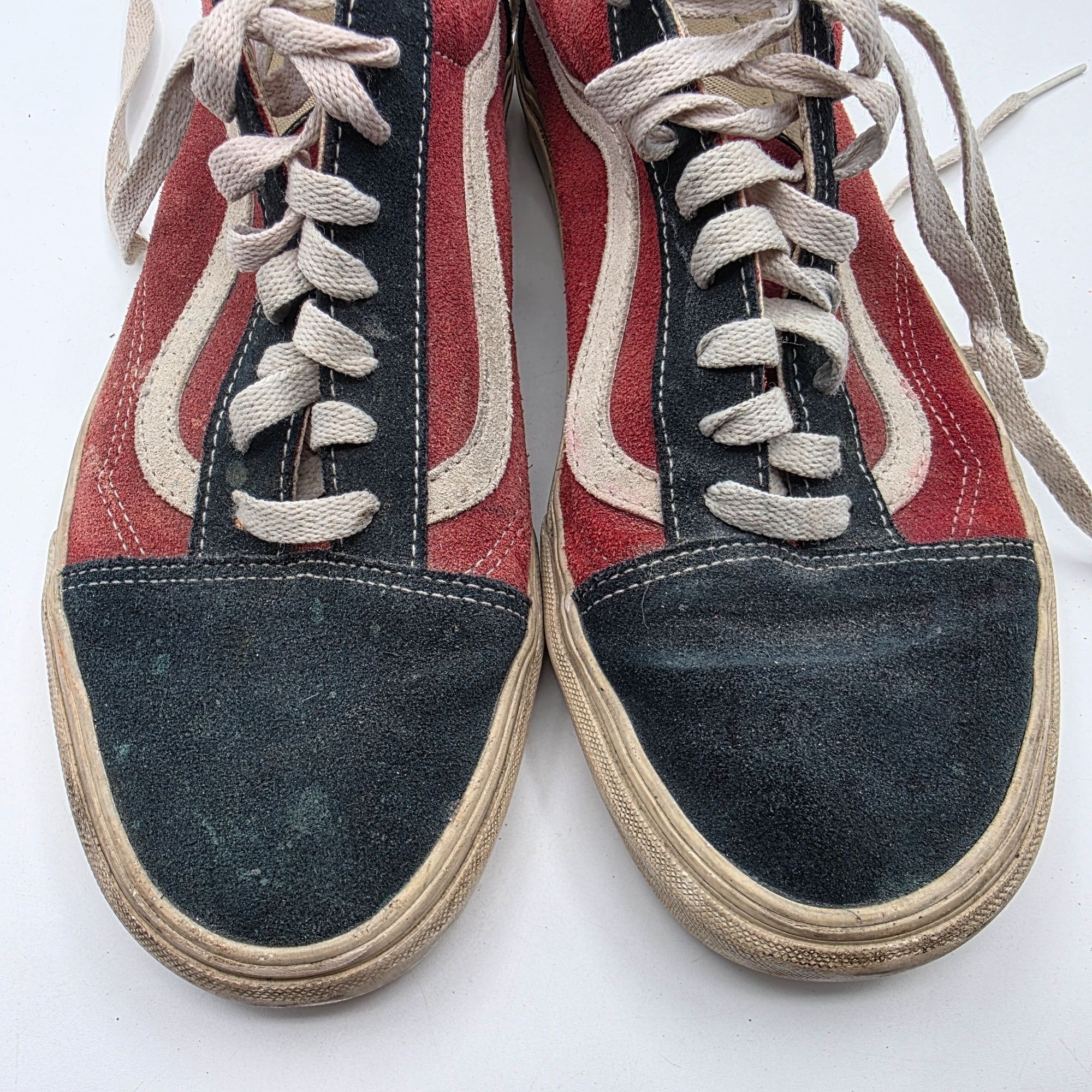 Vans Vans Old Skool Mens Size 10 Red Black Shoes Casual Athletic Size US 10 / EU 43 - 10 Thumbnail