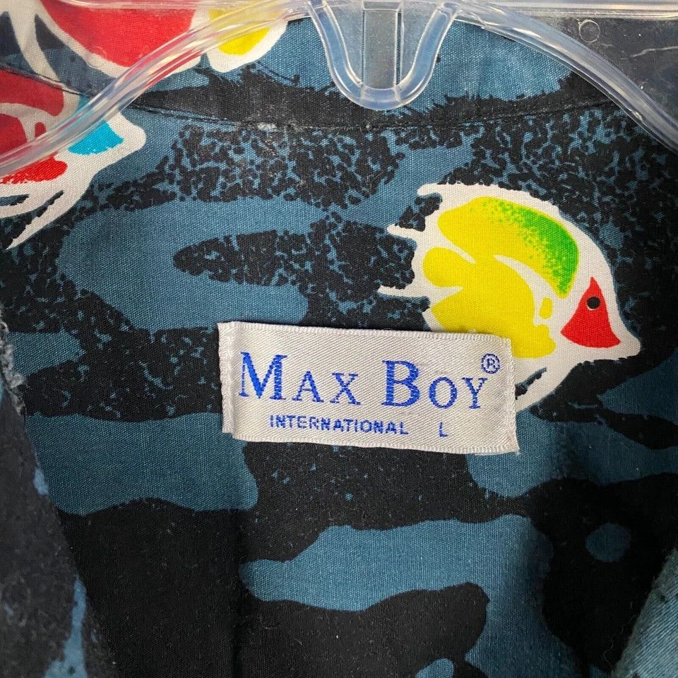 Other Max Boy Hawaiian Shirt Men's Large Short Sleeve Cotton L Size US L / EU 52-54 / 3 - 2 Thumbnail