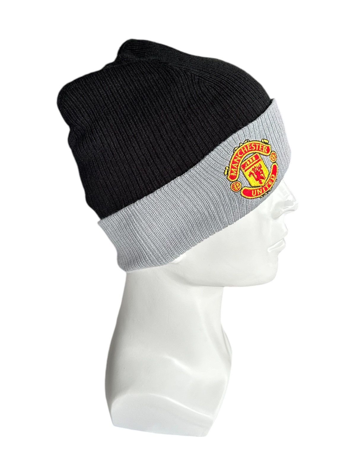 Japanese Brand × Vintage Vintage Reversible Manchester United Nike Beanie Hats☠️ Size ONE SIZE - 2 Thumbnail