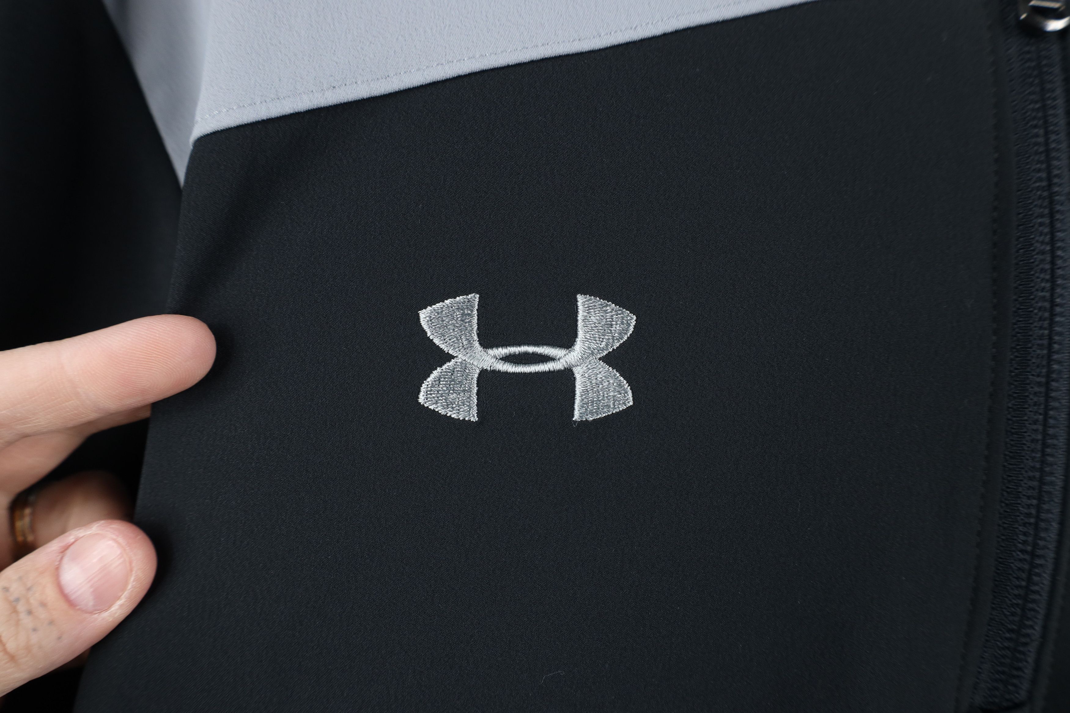 Under Armour × Vintage Under Armour Block Short Sleeve Half Zip Pullover Jacket Size US L / EU 52-54 / 3 - 5 Thumbnail