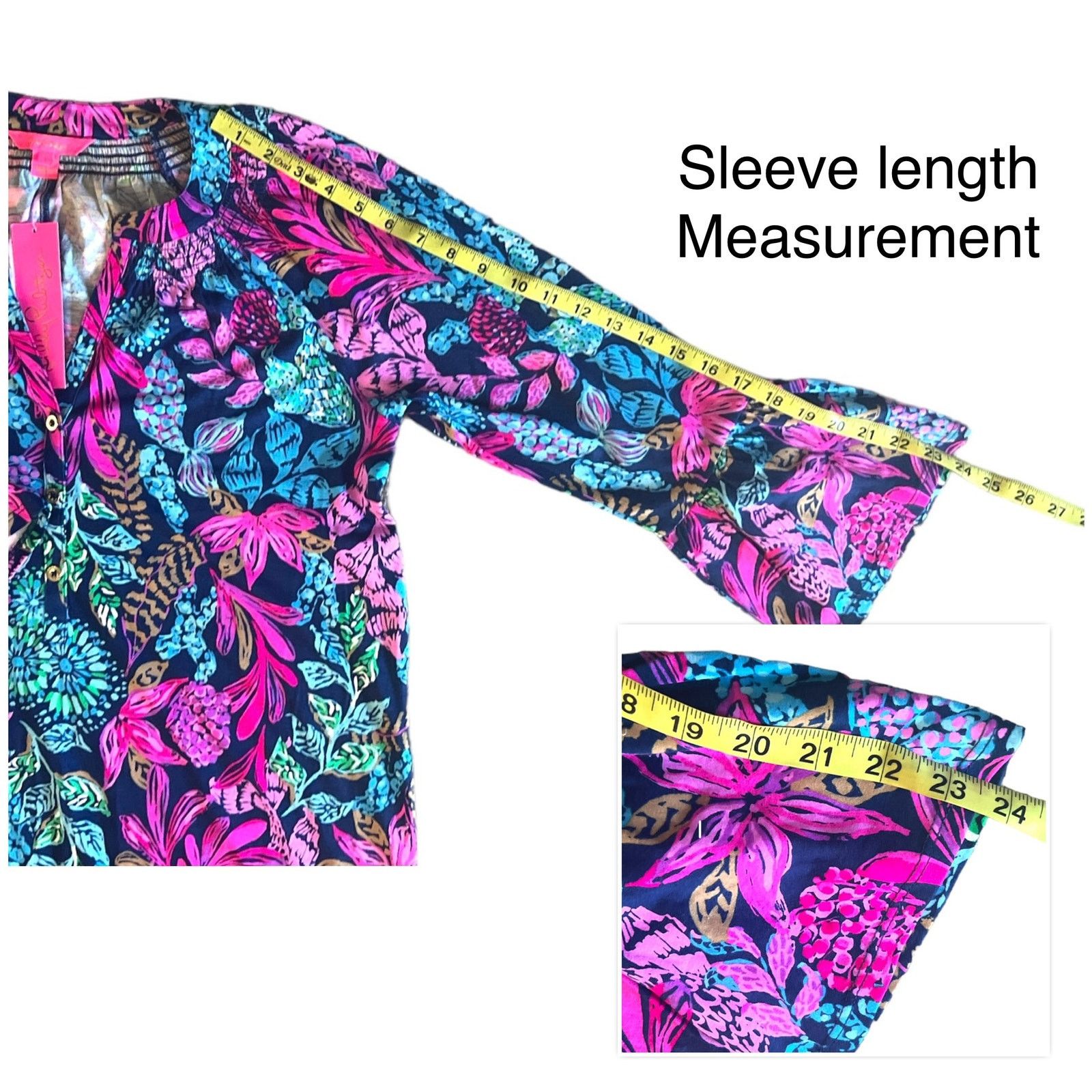 Lilly Pulitzer NWT Lilly Pulitzer Norris 3/4 Sleeve Dress Size Large 010933 Size L / US 10 / IT 46 - 6 Thumbnail