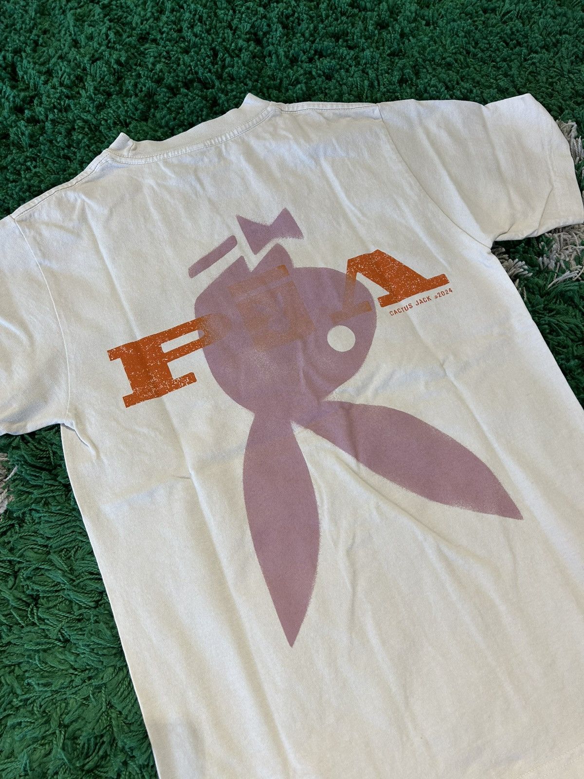 Playboy × Travis Scott Travis Scott PlayBoy Tee White Size US S / EU 44-46 / 1 - 8 Thumbnail