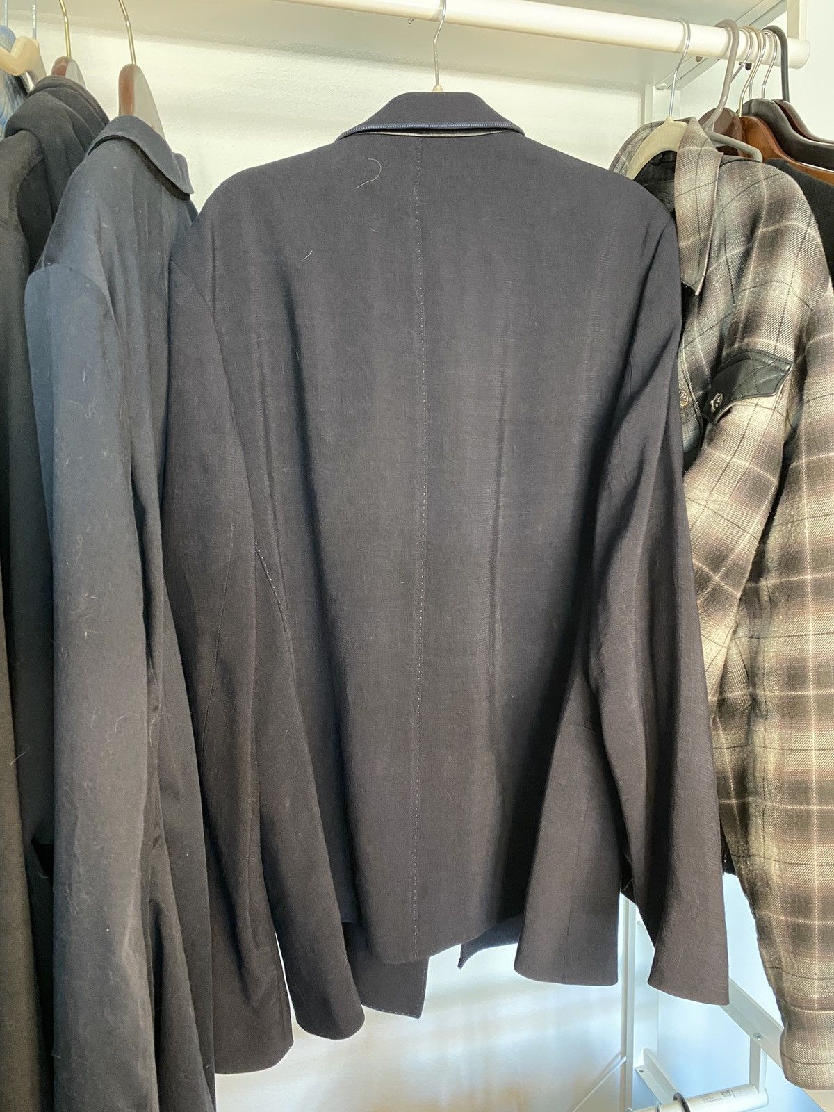 John Varvatos John Varvatos Runway Blazer Officer Blue Size 52S - 2 Thumbnail