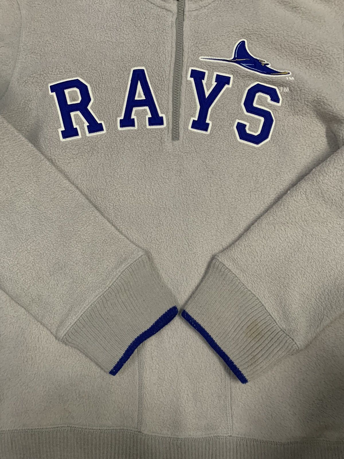 MLB Y2K UNIQLO x MLB Tampa Bay Rays Half Zip Fleece Sweatshirt Size US L / EU 52-54 / 3 - 10 Thumbnail