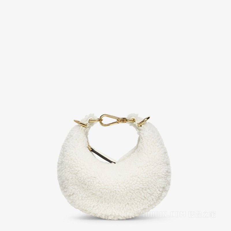 Fendi Nano Fendigraphy in White Size ONE SIZE - 2 Thumbnail
