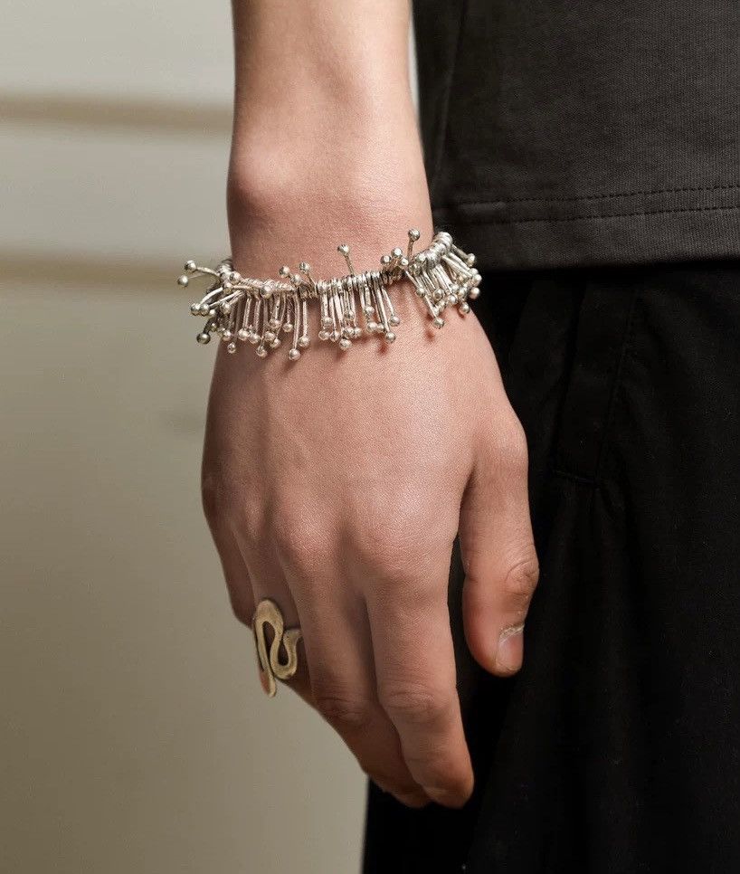 Japanese Brand × Jewelry Avant garde fashion y2k seaweed fringe bracelet chain Size ONE SIZE - 5 Thumbnail
