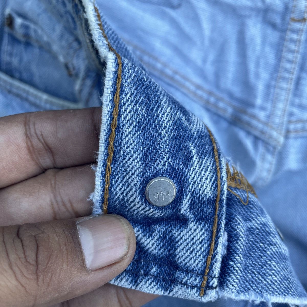 Levi's Vintage 90s Levis 501 Denim Jeans Size US 34 / EU 50 - 5 Thumbnail