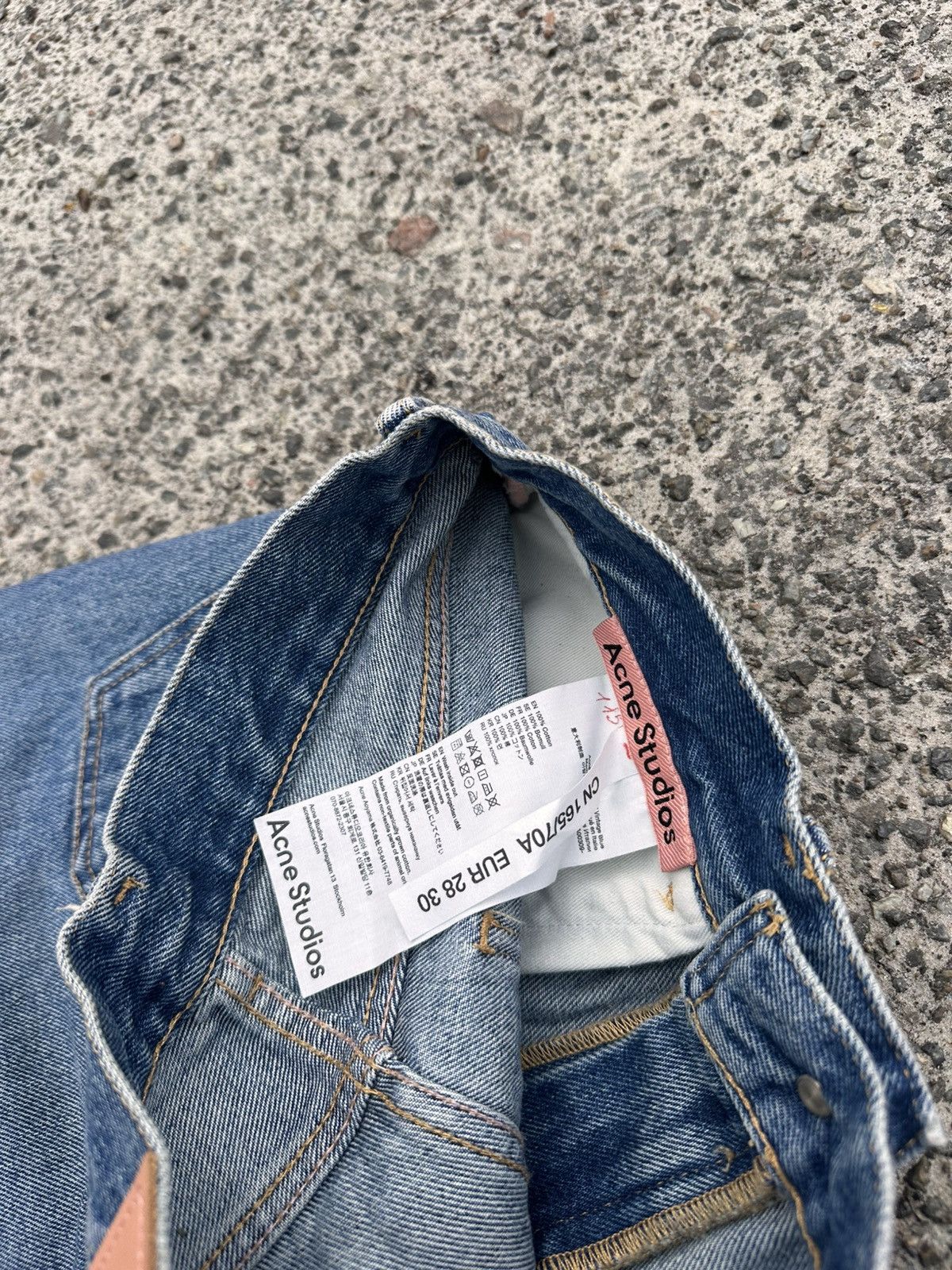 Acne Studios Acne Studios Flared Baggy Distressed Jeans Size 28" / US 6 / IT 42 - 8 Thumbnail