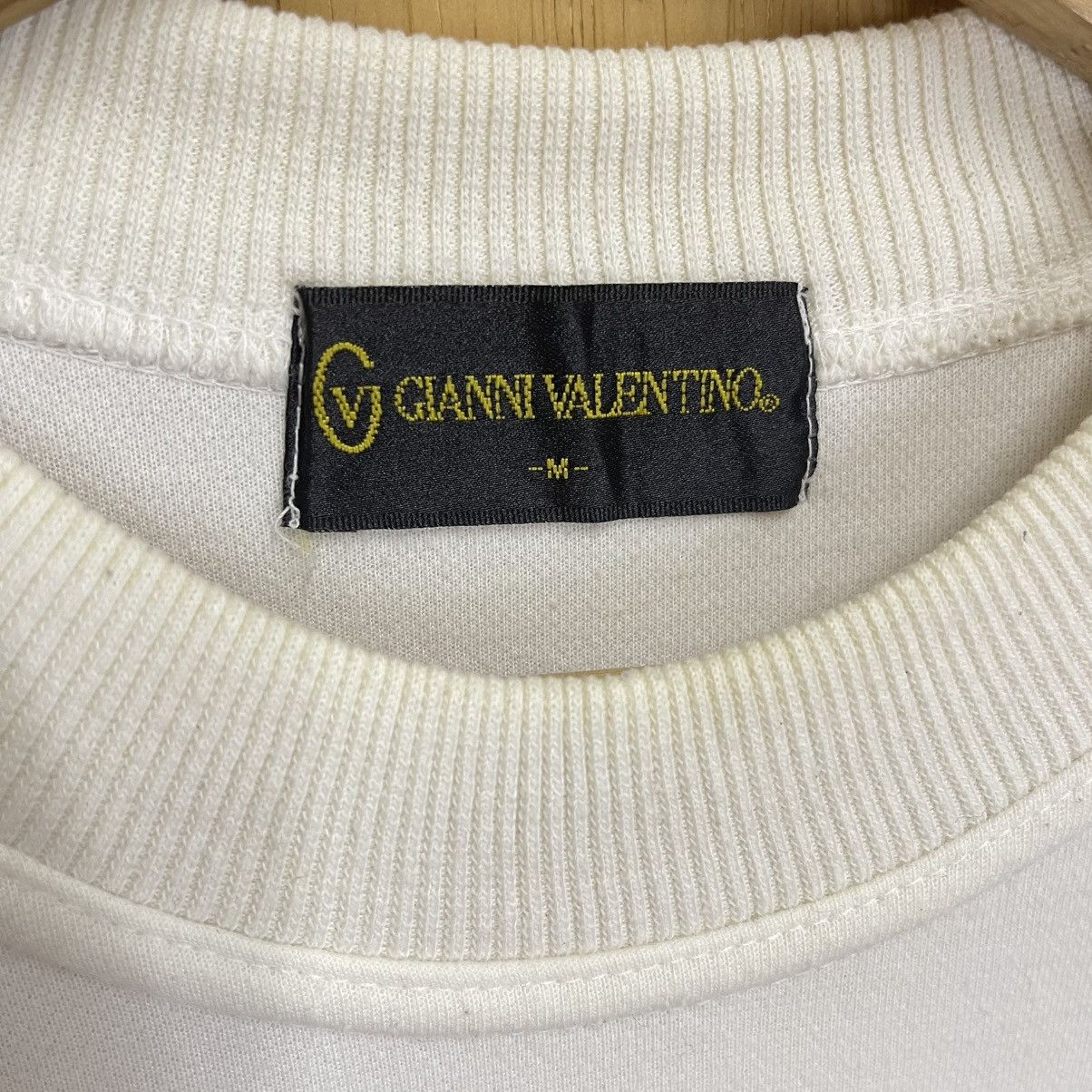 Designer Gianni Valentino Multicolour Spellout Crewneck Sweatshirt Size US M / EU 48-50 / 2 - 10 Thumbnail