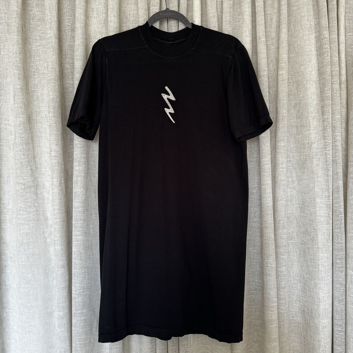 Rick Owens Rick Owens Black Lightning Bolt Level T-Shirt Size US S / EU 44-46 / 1 - 3 Thumbnail