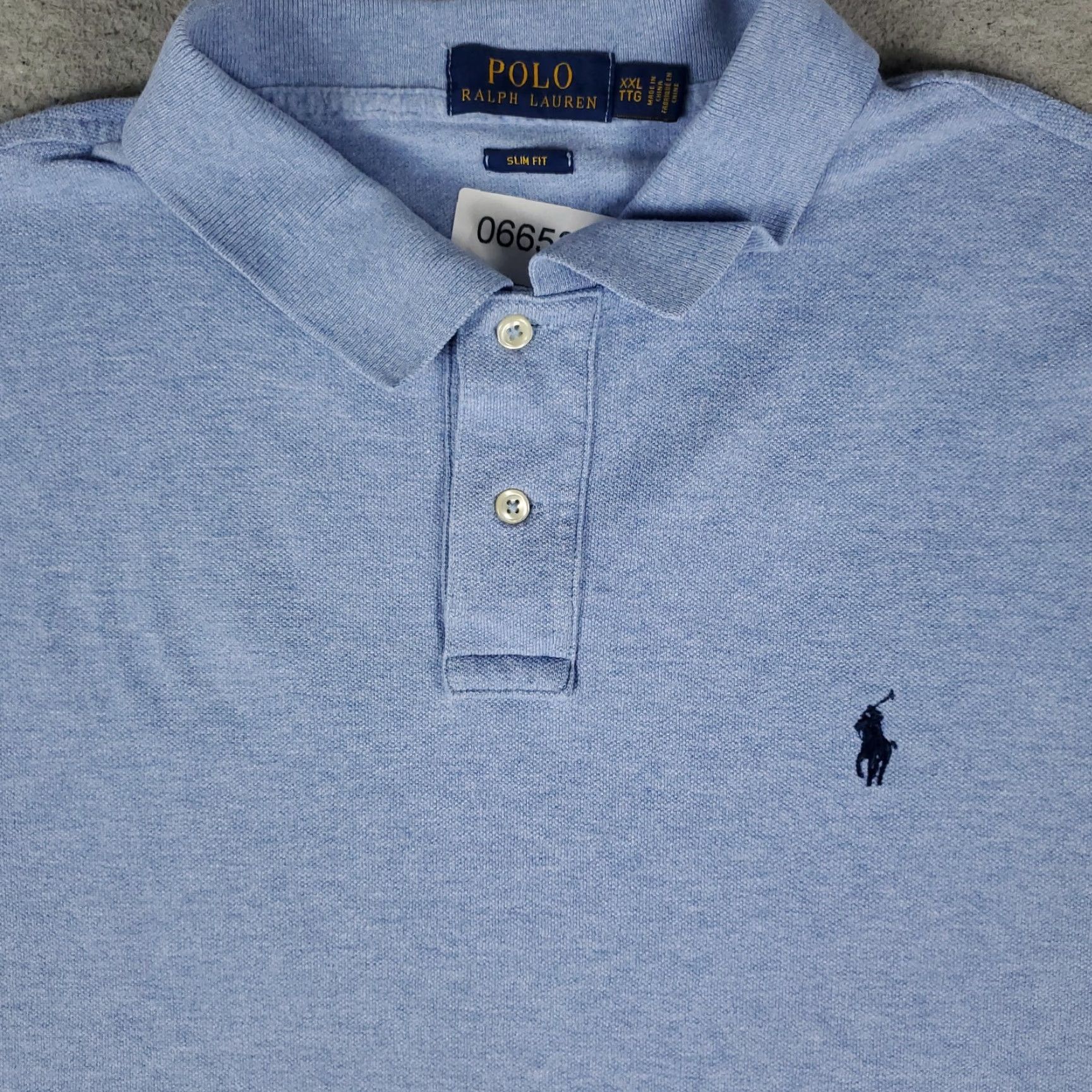 Ralph Lauren Ralph Lauren Polo Shirt Mens 2XL Blue Slim Fit Pony Short Sleeve Shirt Mens Blue Polo 2XL Classic American Preppy Sports Mens Size US XXL / EU 58 / 5 - 2 Thumbnail