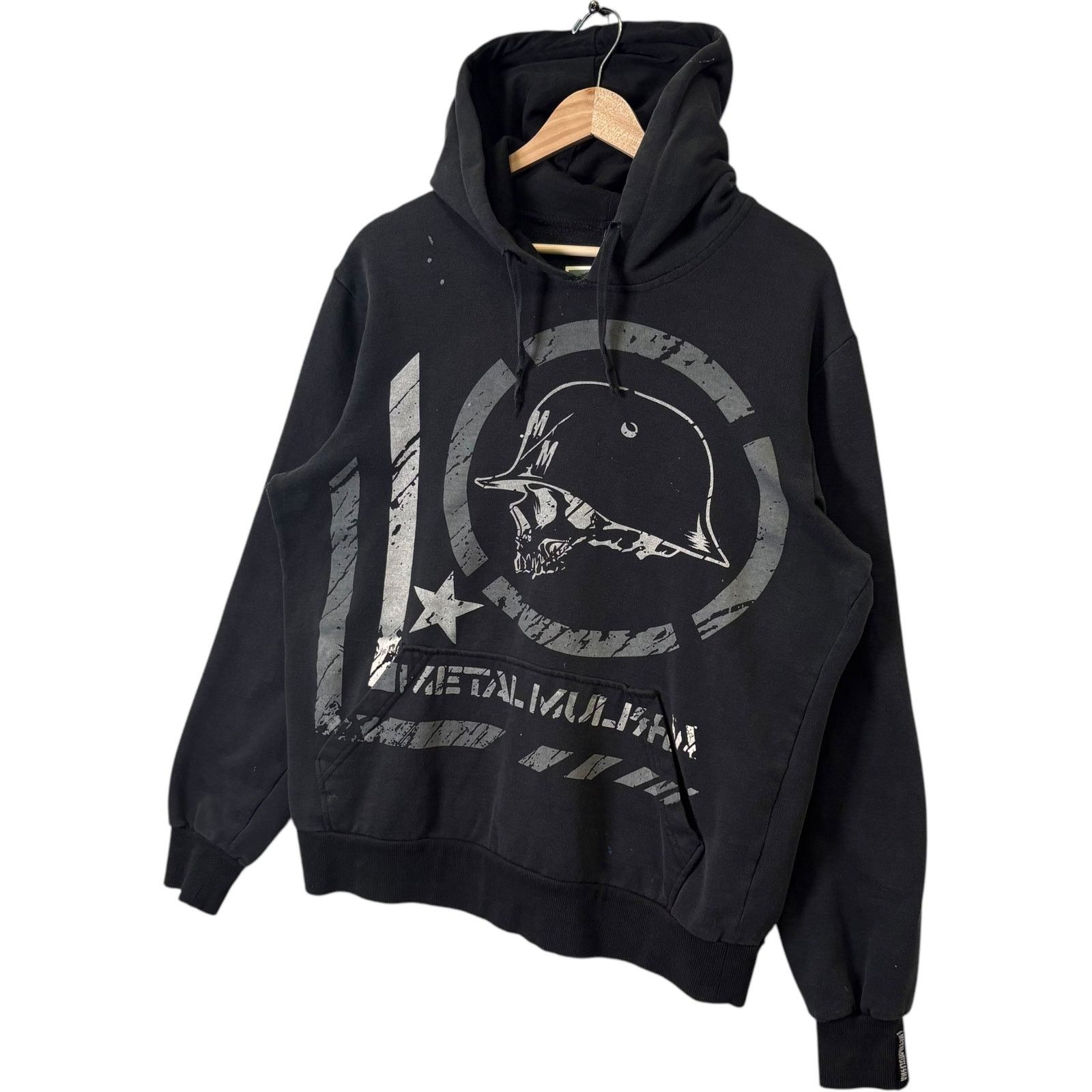 Vintage Vintage Metal Mulisha Military Skull Hoodie XL Size US XL / EU 56 / 4 - 3 Thumbnail