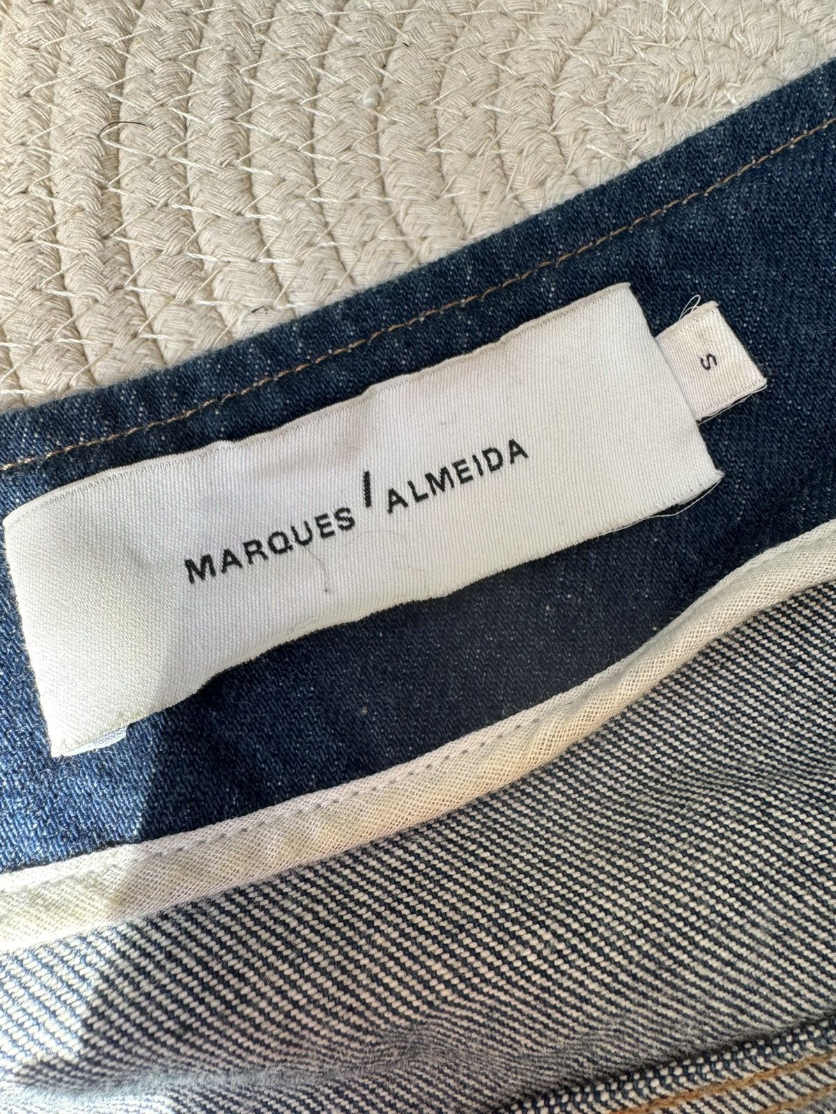 Marques'Almeida Marques Almeida Denim Corset Jacket size S Size S / US 4 / IT 40 - 6 Thumbnail