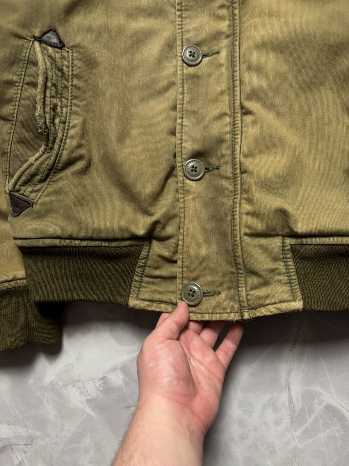 Abercrombie & Fitch Abercrombie & Fitch Harrison Jacket Faux Fur Lined Bomber M Size US M / EU 48-50 / 2 - 12 Thumbnail