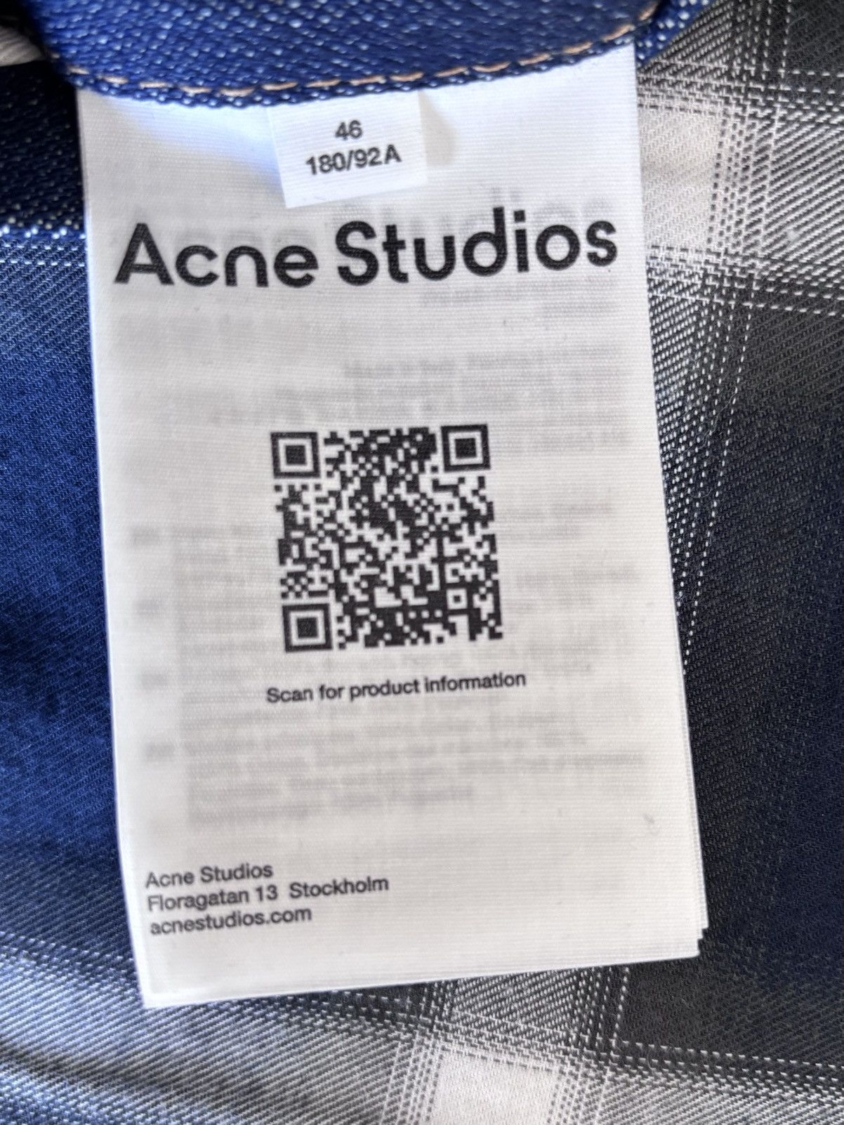 Acne Studios Japanese Denim Workwear Jacket Size US S / EU 44-46 / 1 - 11 Thumbnail