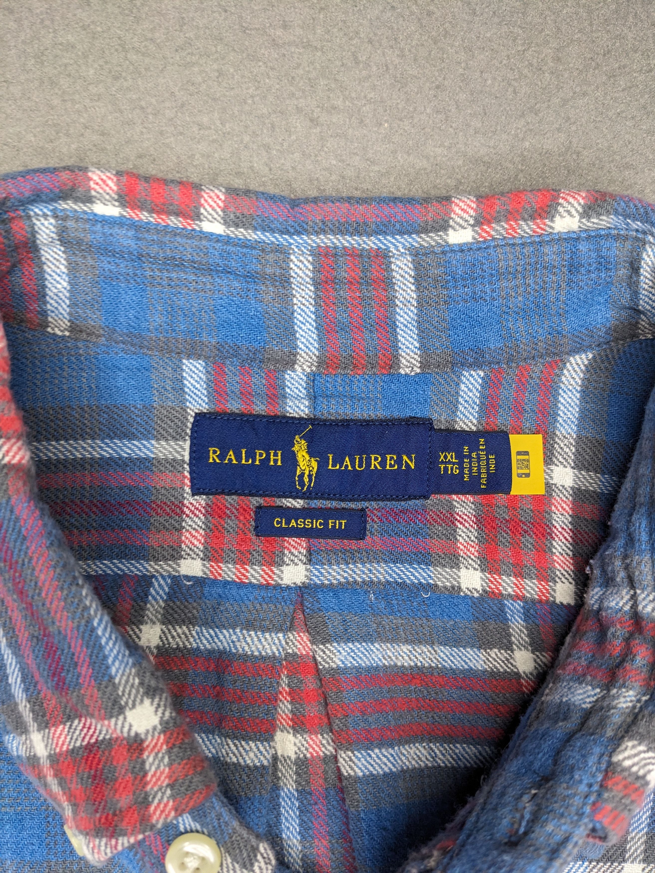Polo Ralph Lauren Polo Ralph Lauren Flannel Plaid Shirt Classic Fit 2XL Size US XXL / EU 58 / 5 - 6 Thumbnail